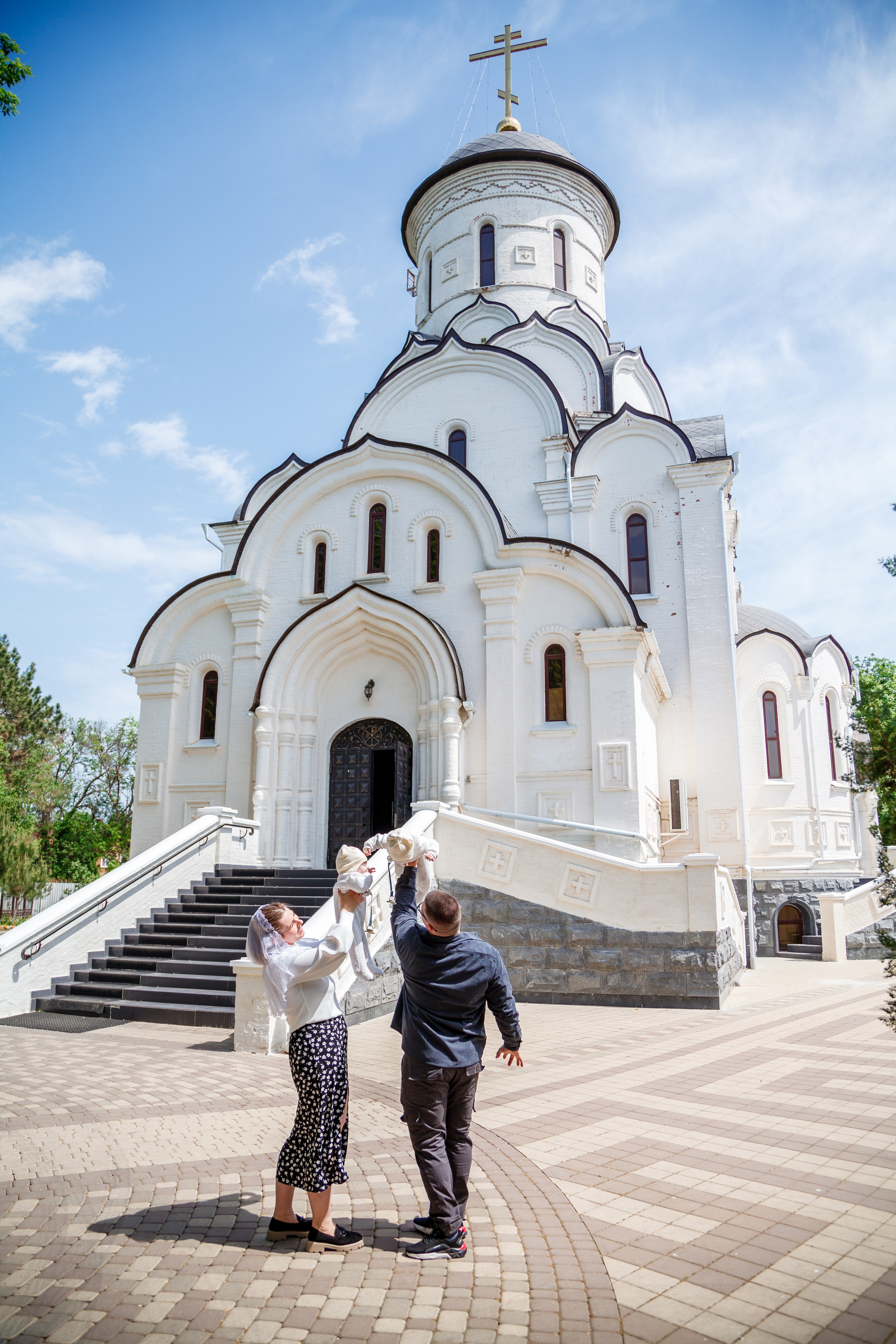 Крещение близняшек. Свадебный и семейный фотограф в Армавире
