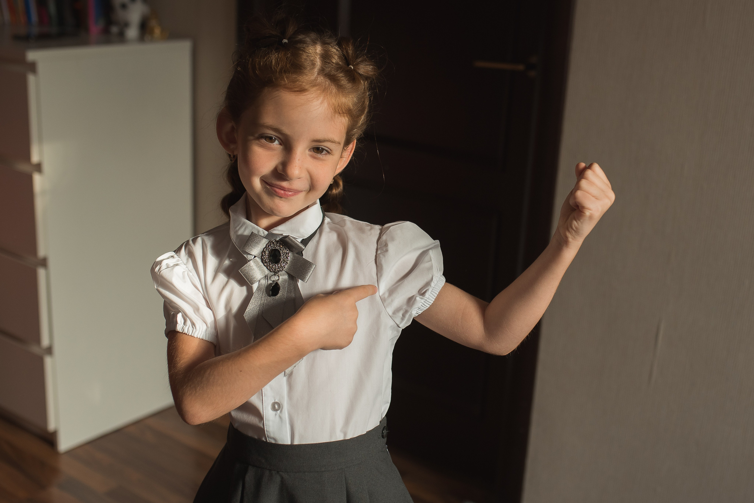 Есения. Первый раз в первый класс. Семейный фотограф в Ростове-на-Дону Мария Панарина