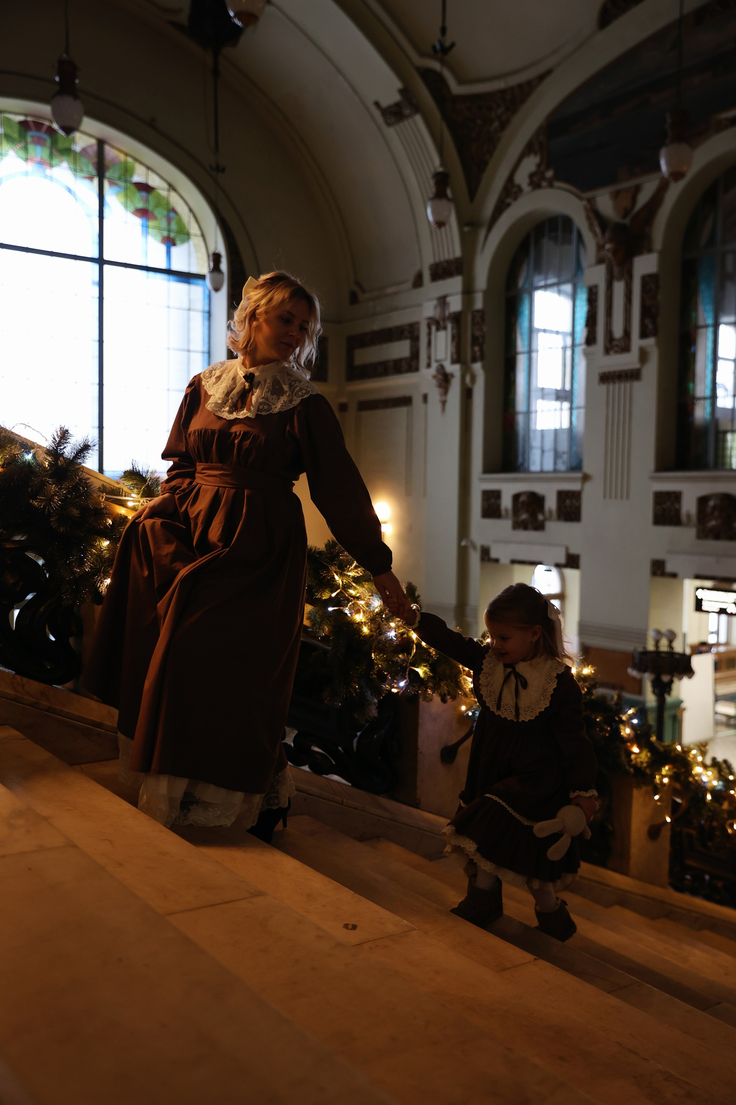 Ретро съемка на Витебском вокзале. Фотограф — Татьяна Кириллова, г. Санкт-Петербург