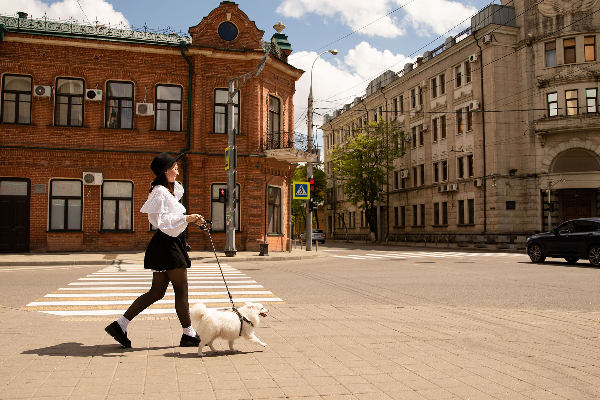 Дама с собачкой. Семейный и свадебный фотограф в Краснодаре. Кристина Ендальцева