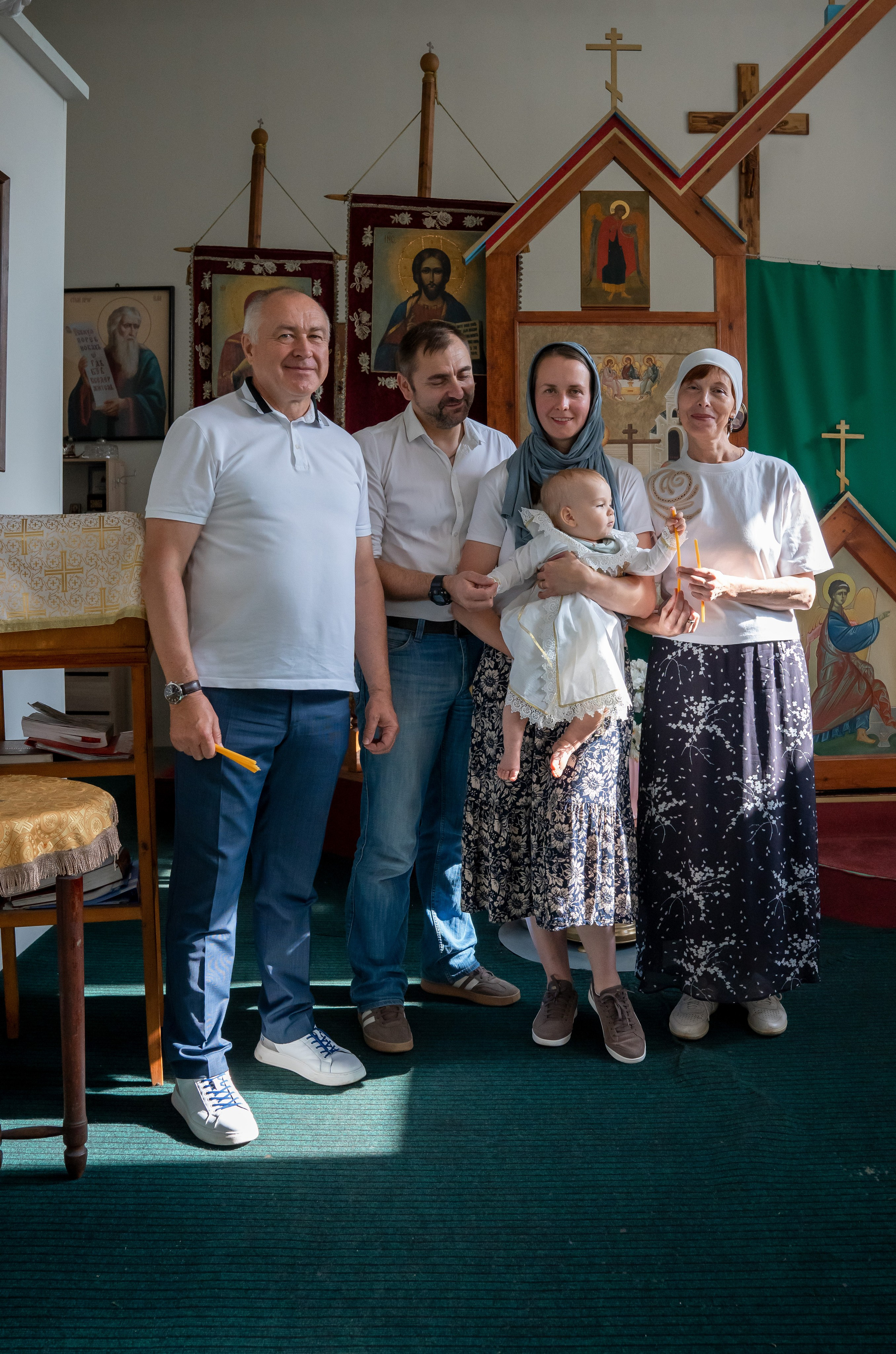 Крещение Савелия. Студийный и портретный фотограф в САНКТ-ПЕТЕРБУРГЕИрина Махаон