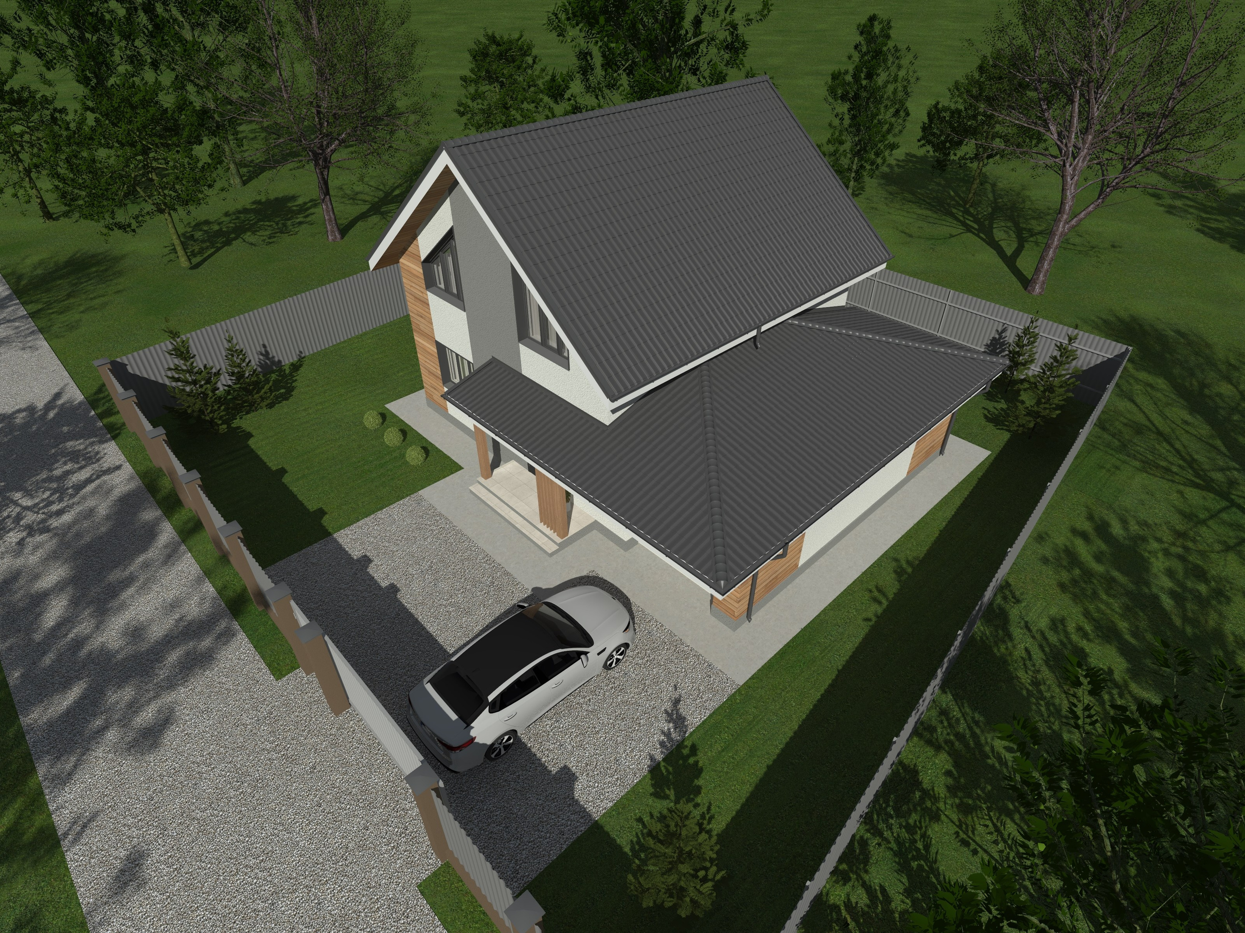 Коттеджный поселок с ИЖД 160 м². ПРОЕКТИРОВАНИЕ ИНТЕРЬЕРОВ И АРХИТЕКТУРНЫХ РЕШЕНИЙ В СТУДИИ SHELOFAST DESIGN