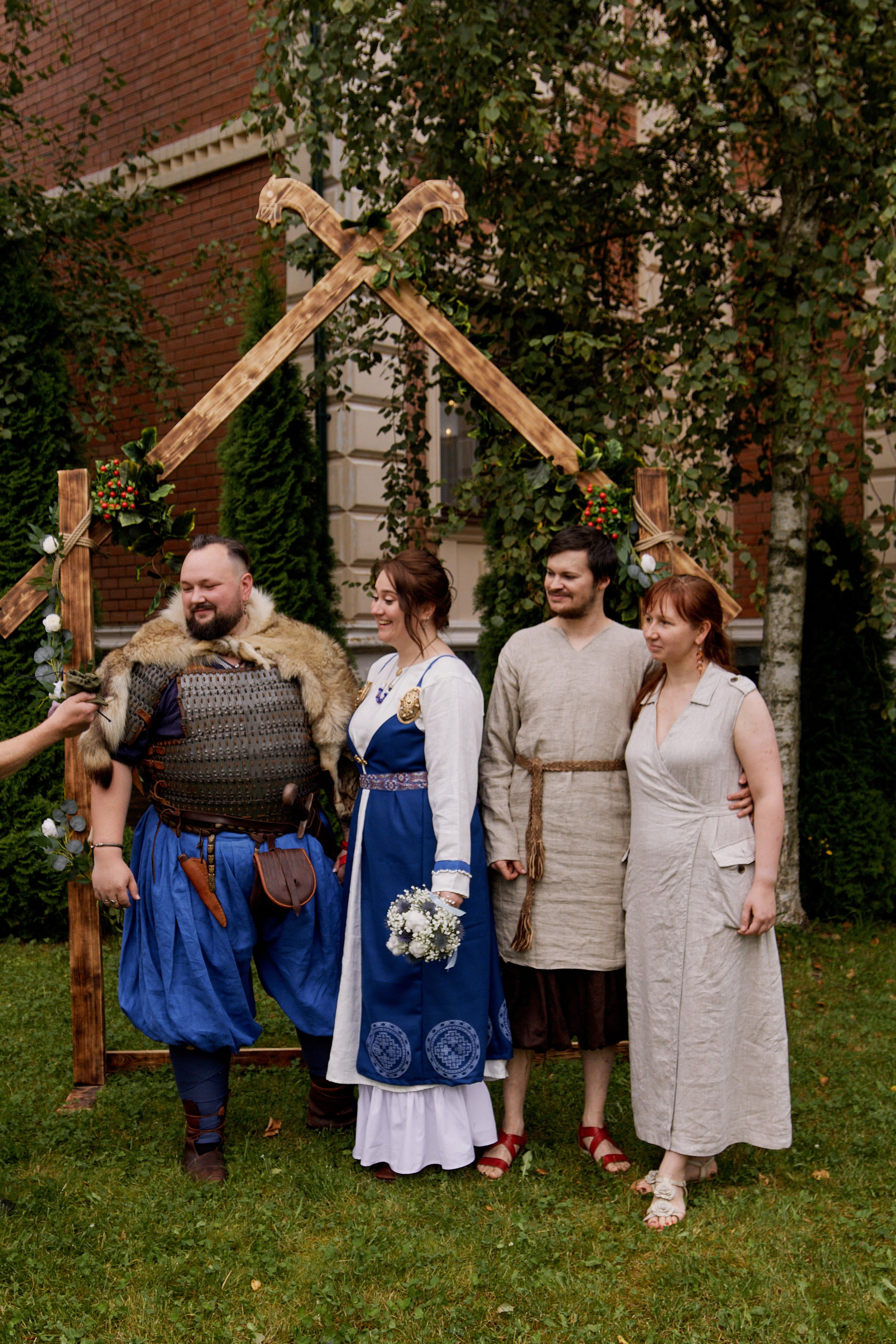 Юлия и Антон. Выездная роспись в стиле викингов. Фотограф лавстори Москва/МО Приятелева Ангелина