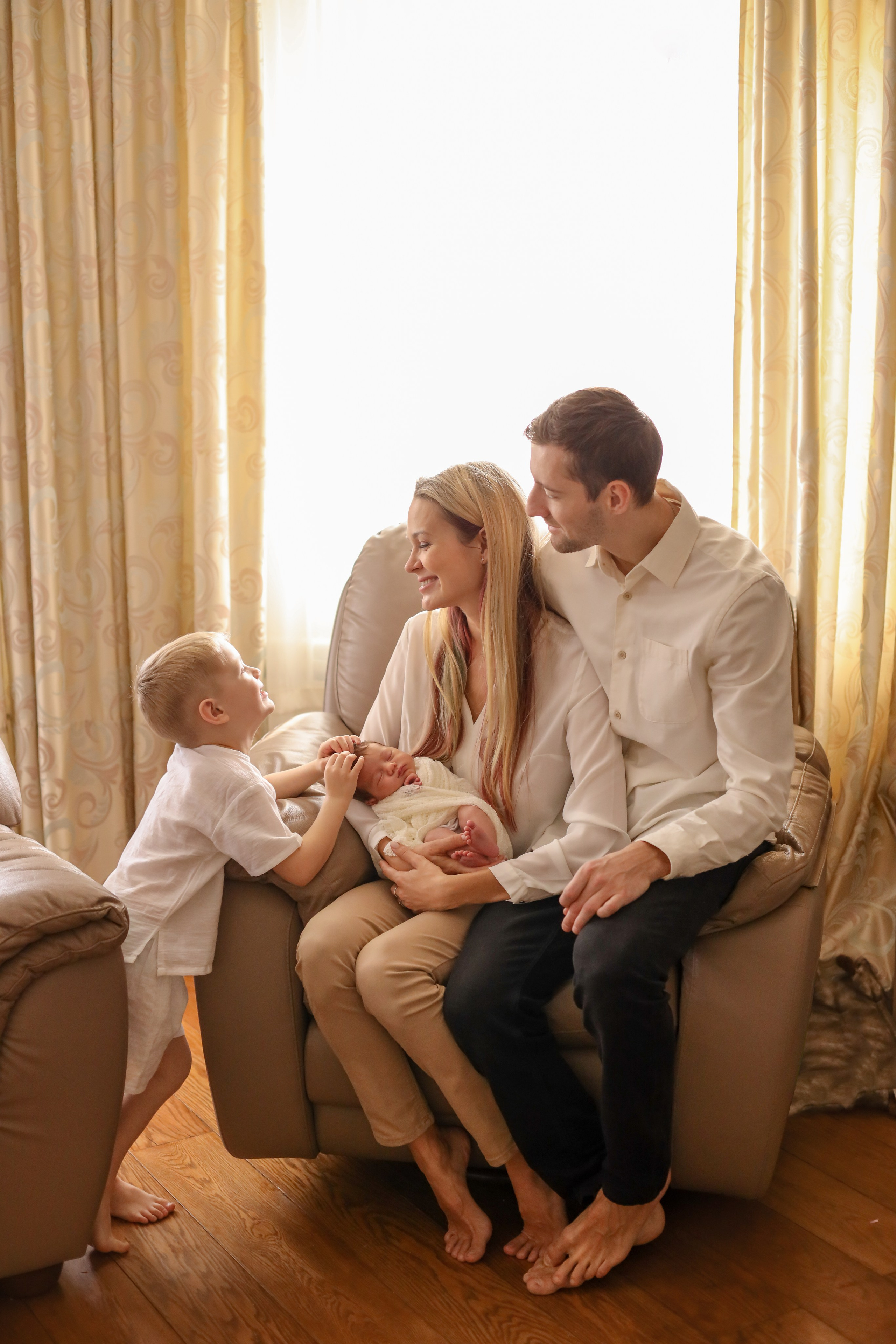 Семья Алины. Семейный фотограф и фотограф новорожденных в Санкт-Петербурге Алина Фе