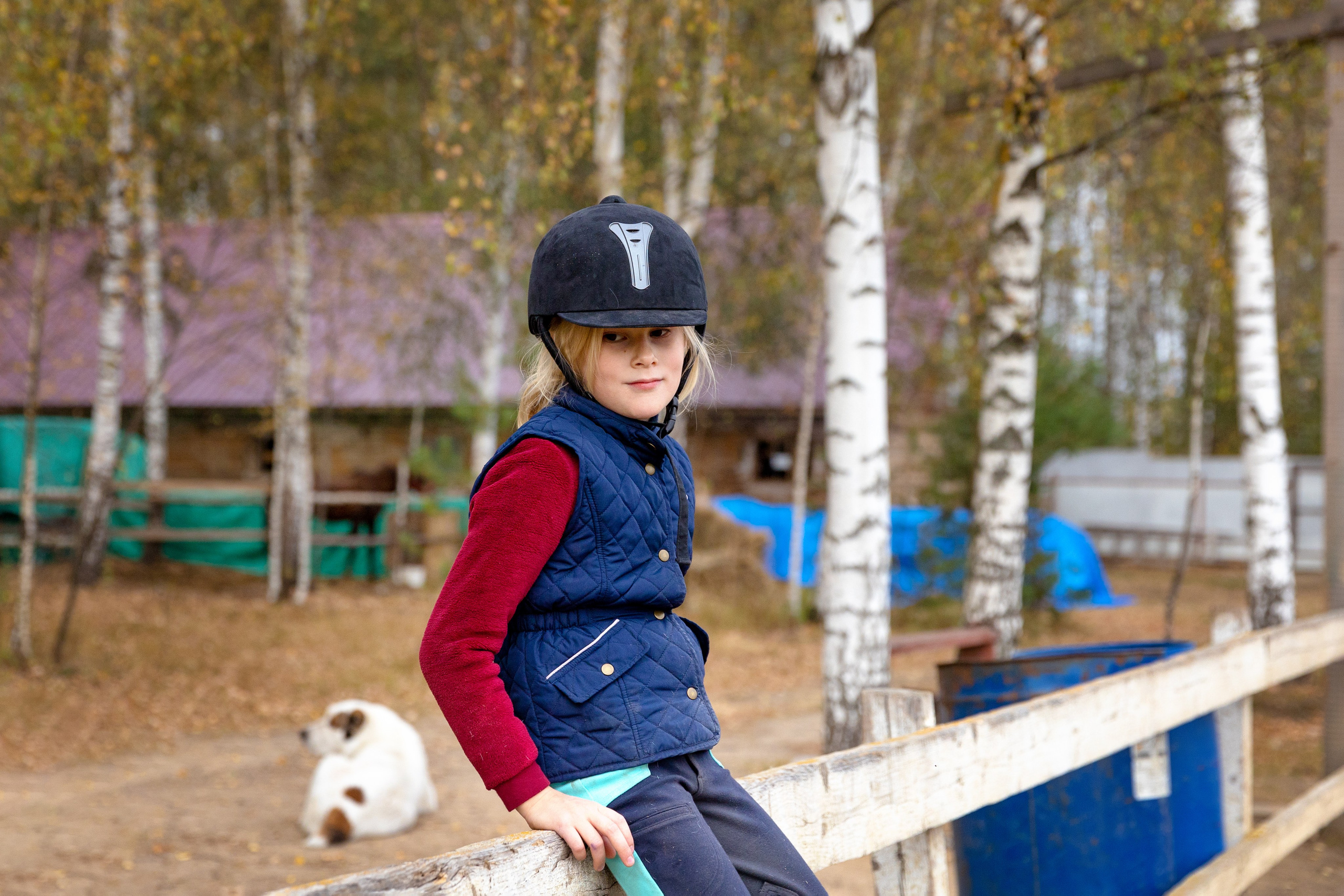 Конная тренировка Анастасии