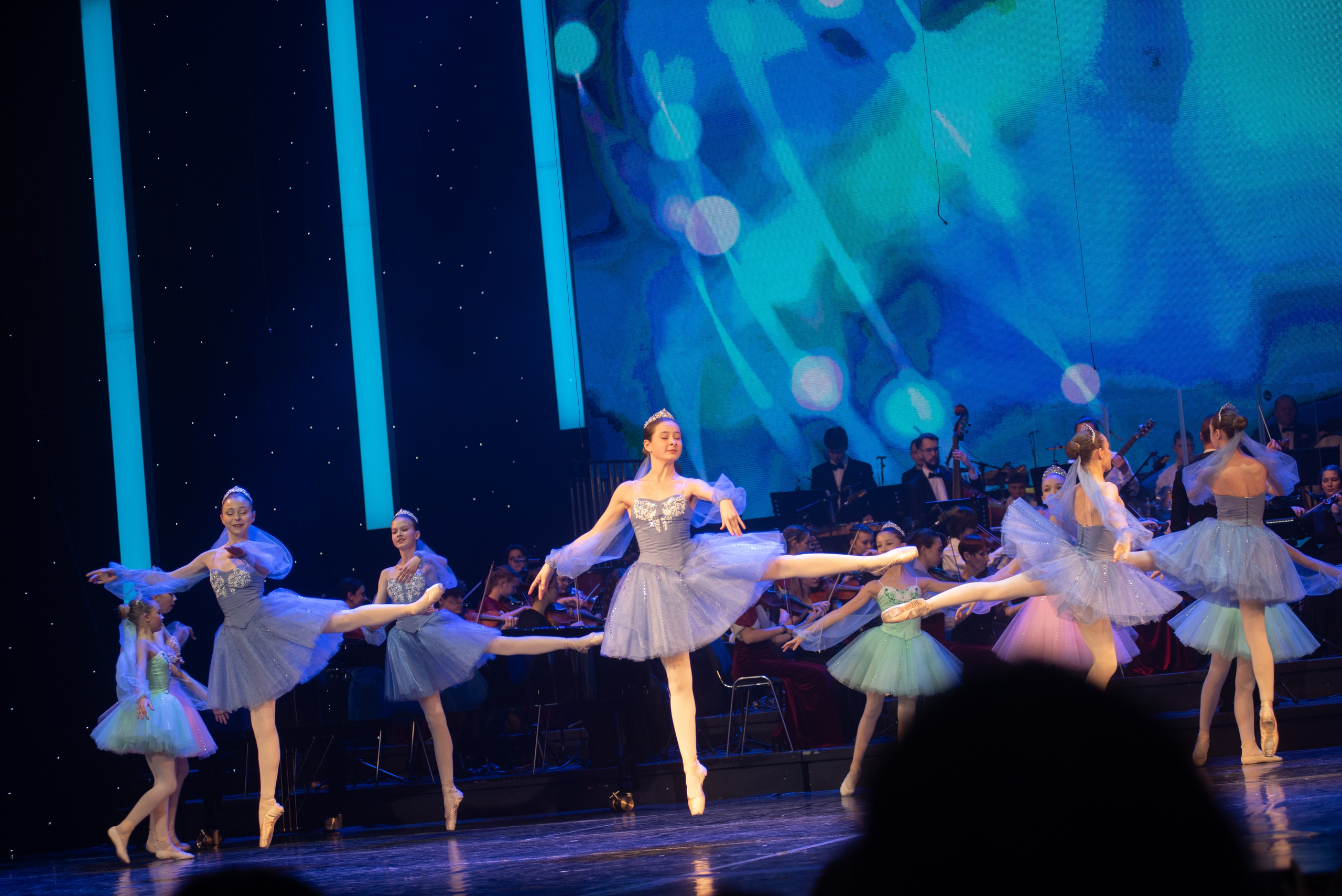 Отчетный концерт ДШИ «Гармония» «Зимняя гармония». Фотограф новорожденных, семейный детский в Тюмени Татьяна Морозова