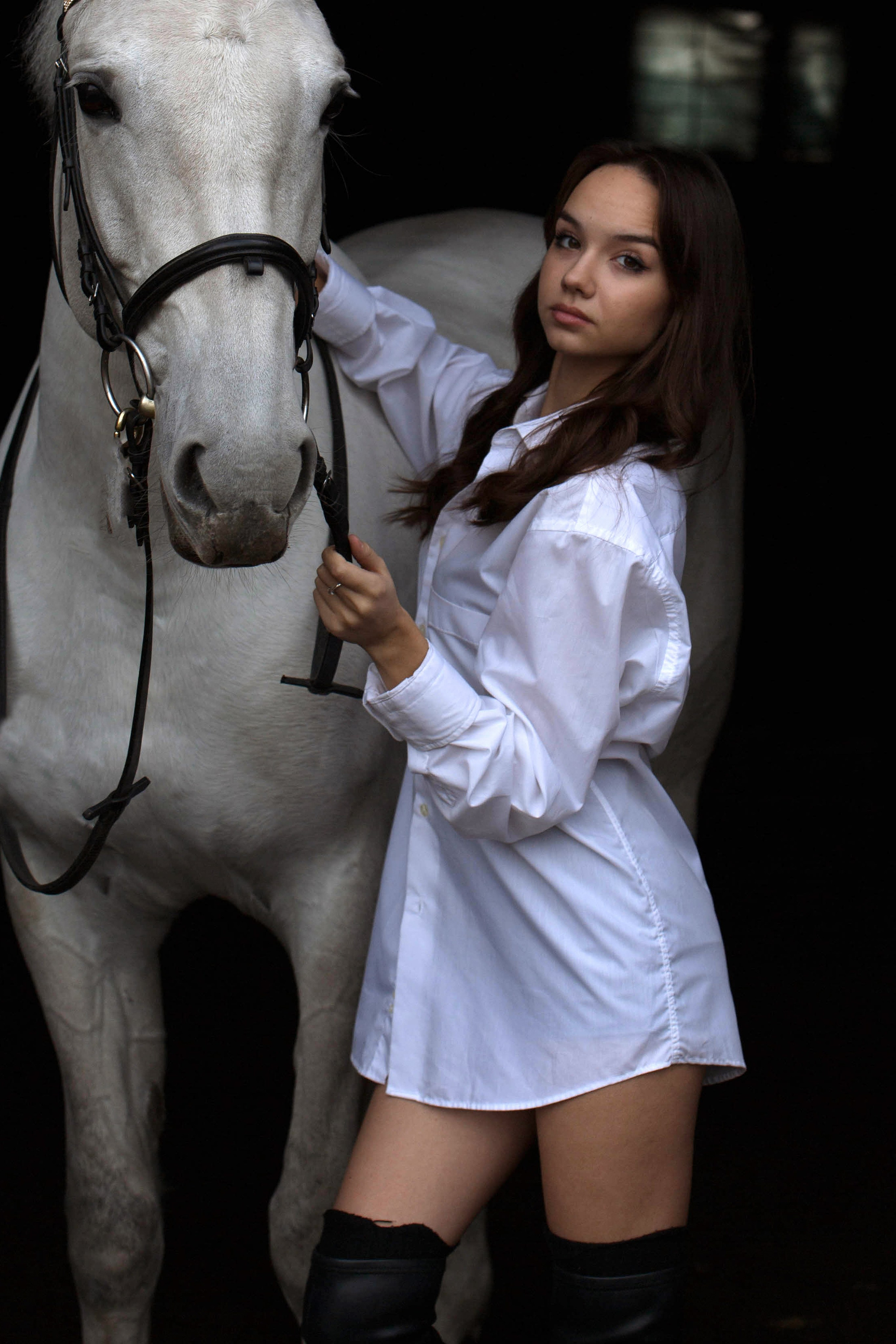Зина и Пэрис. Конный фотограф в Красноярске — Любовь Похабова