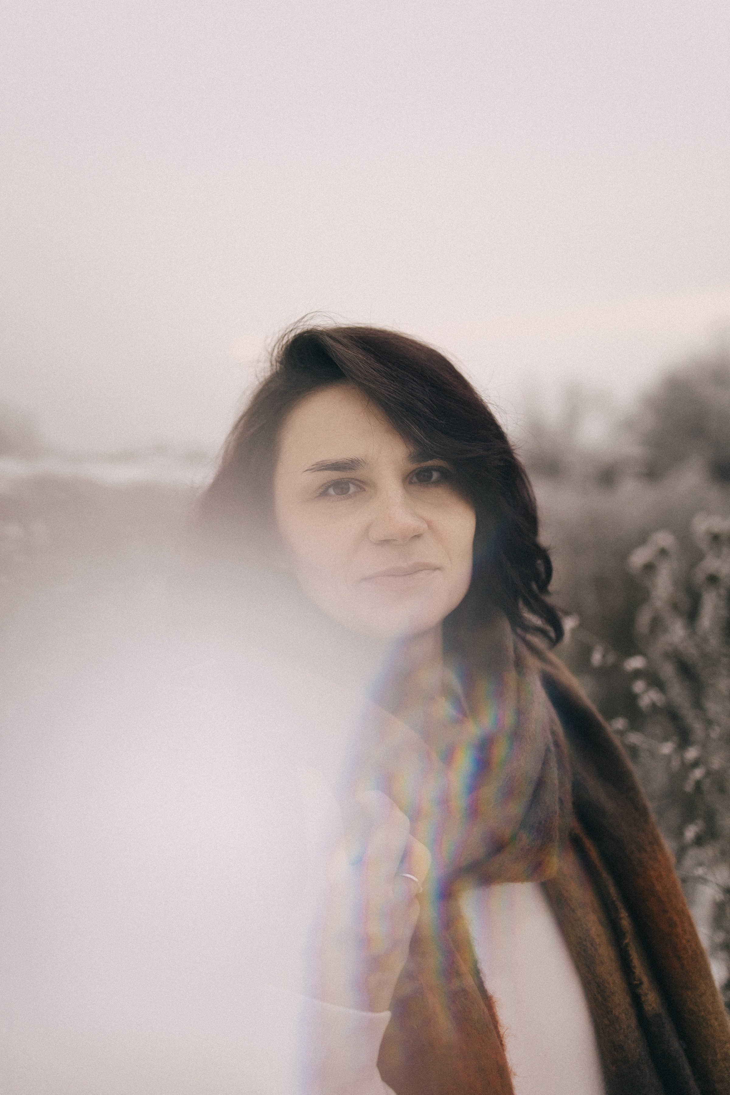 Ксю и снег / Алматы. Фотограф Наталья Гончарова. Снимаю живые портреты в Алматы