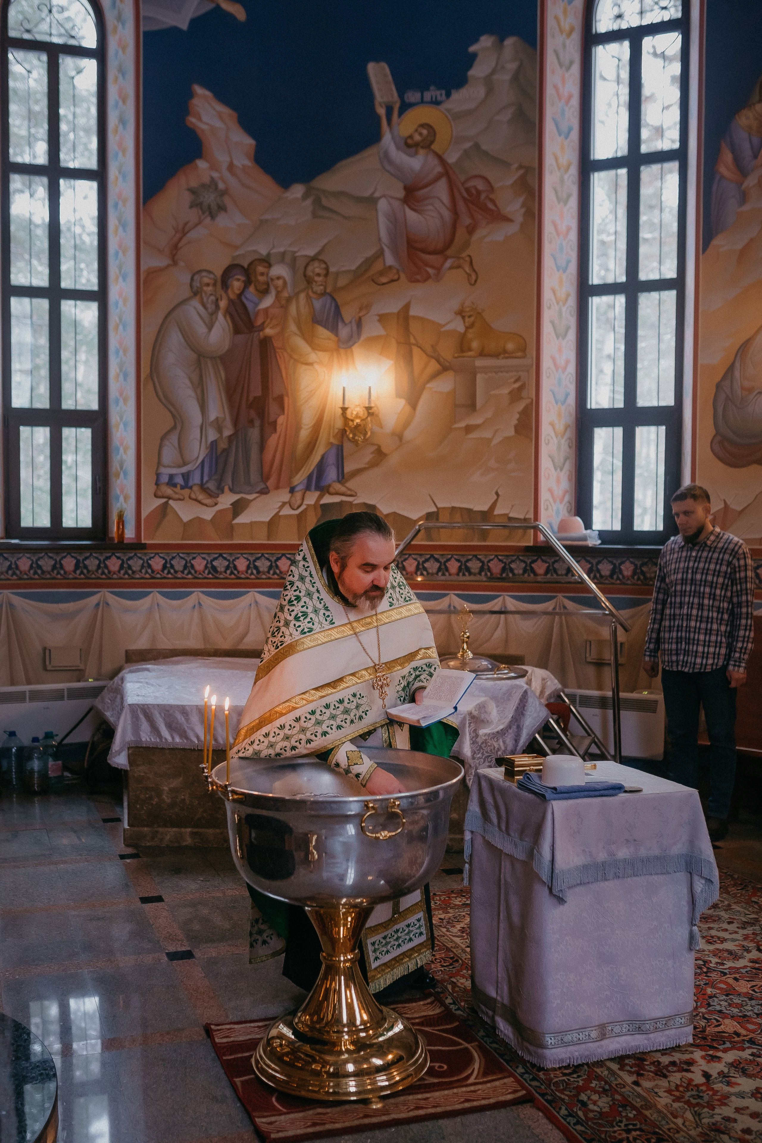 Крещение Владимира. Храм Георгия Победоносца. Семейный фотограф в Сургуте