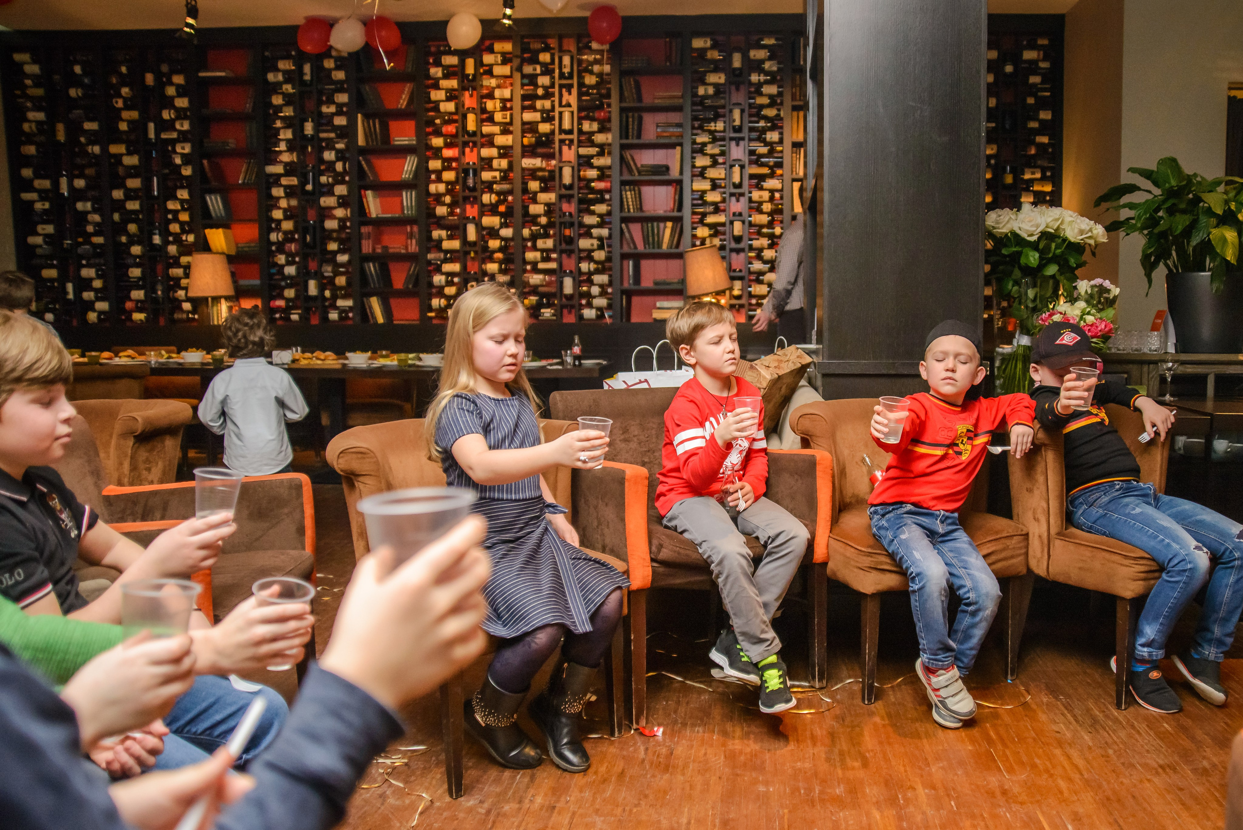 Детский день рождения в ресторане