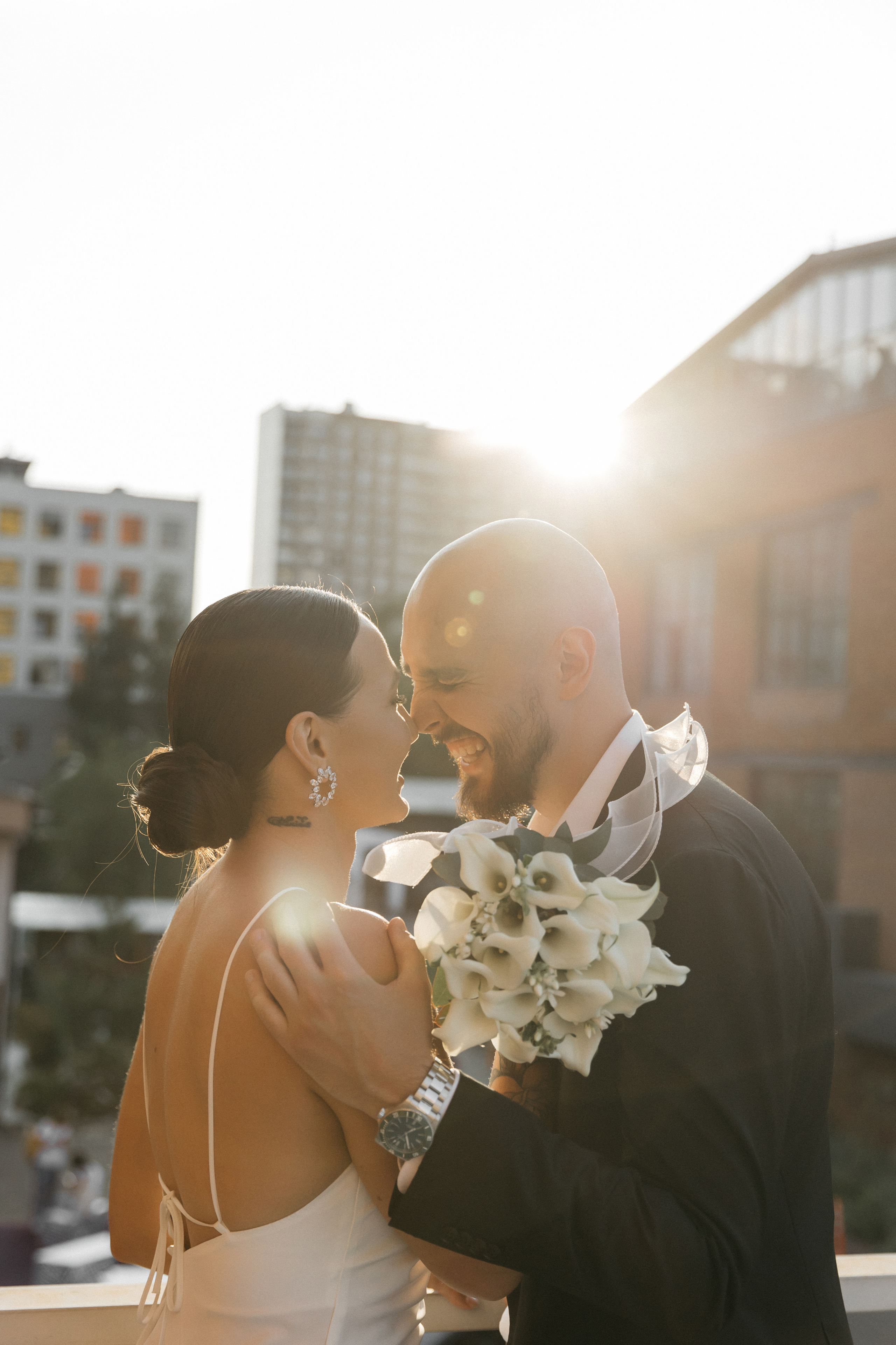 Стильная свадебная съемка в Москве