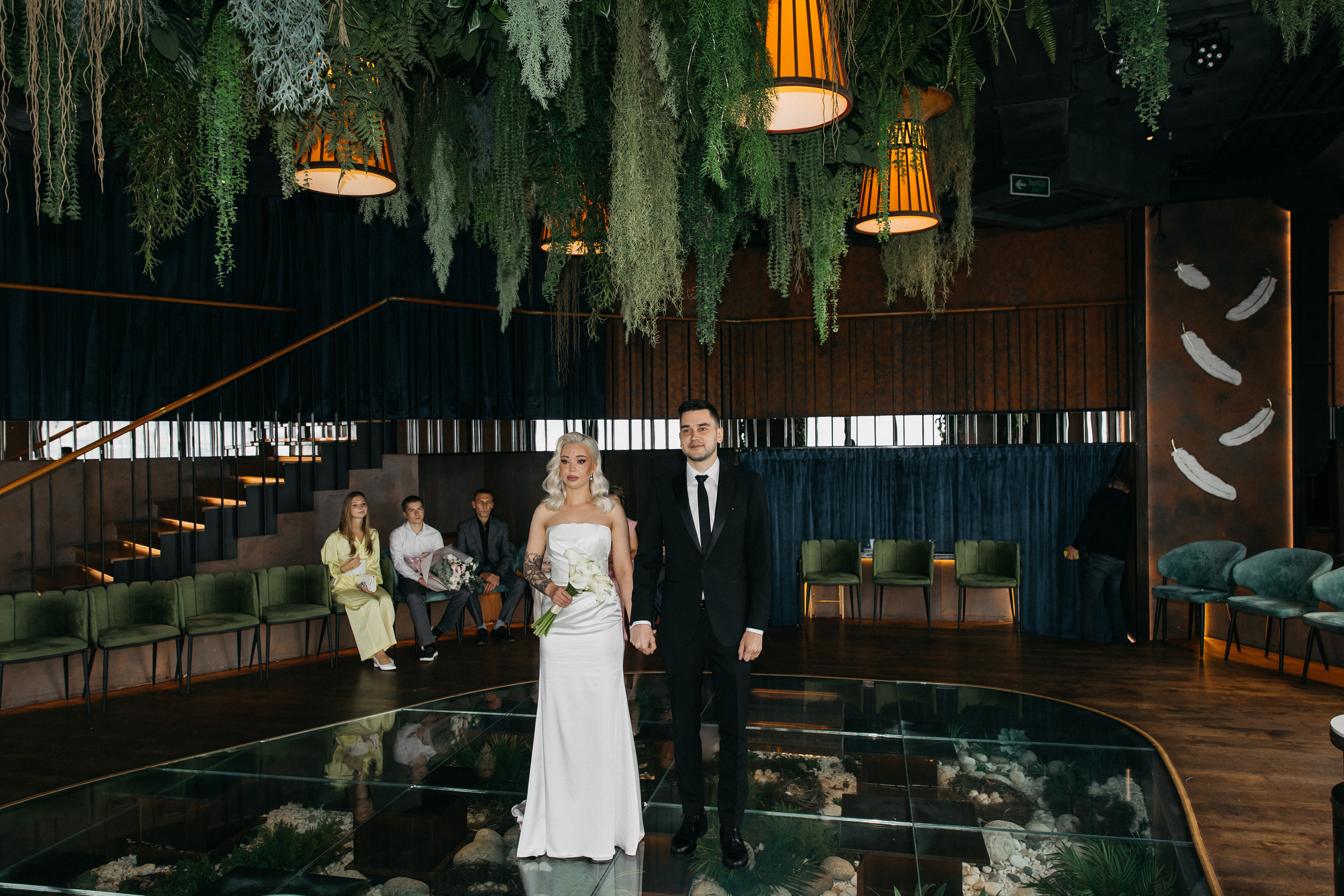 Роспись Birds Оранжерея Проспект Мира Мария и Алексей. Свадебный и семейный фотограф в Москве Холда Тати