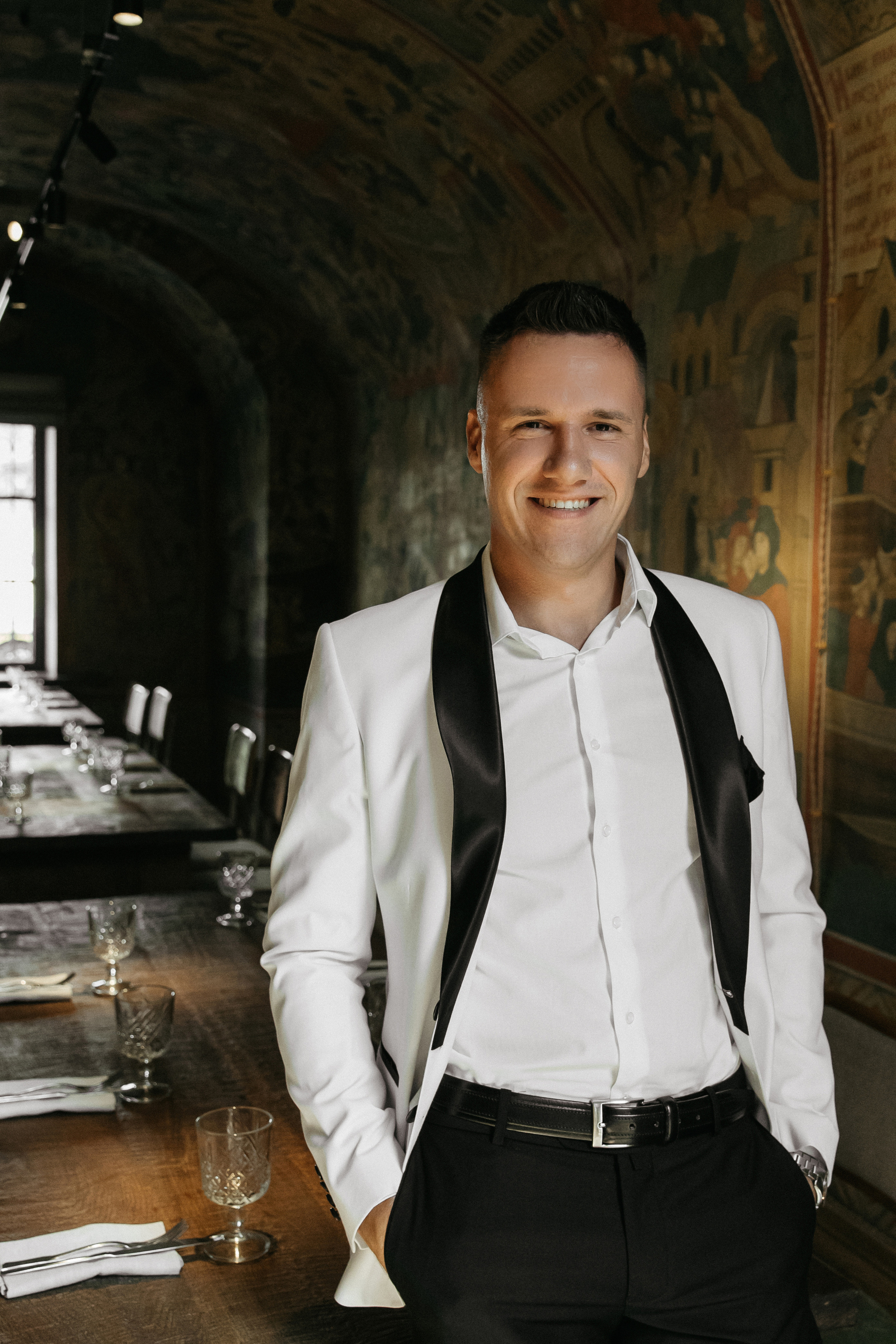 Стильный свадебный фотограф Москва ресторан Bagebi 