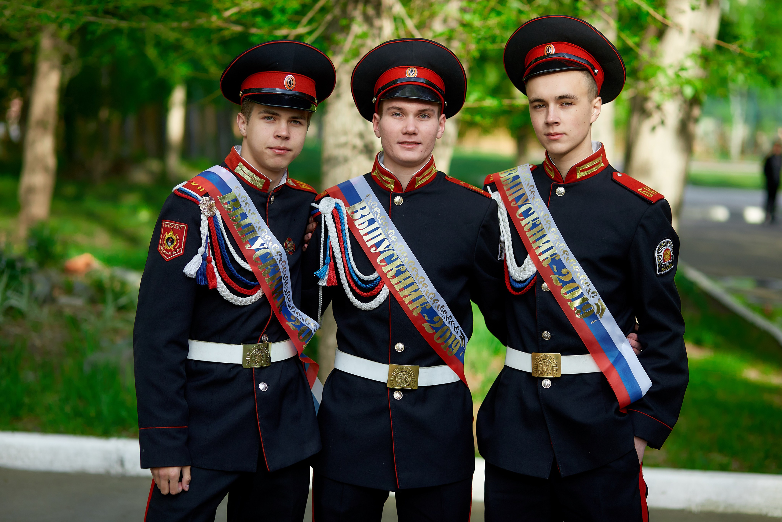 Кадеты последний звонок. Фотограф Вячеслав Фарунин