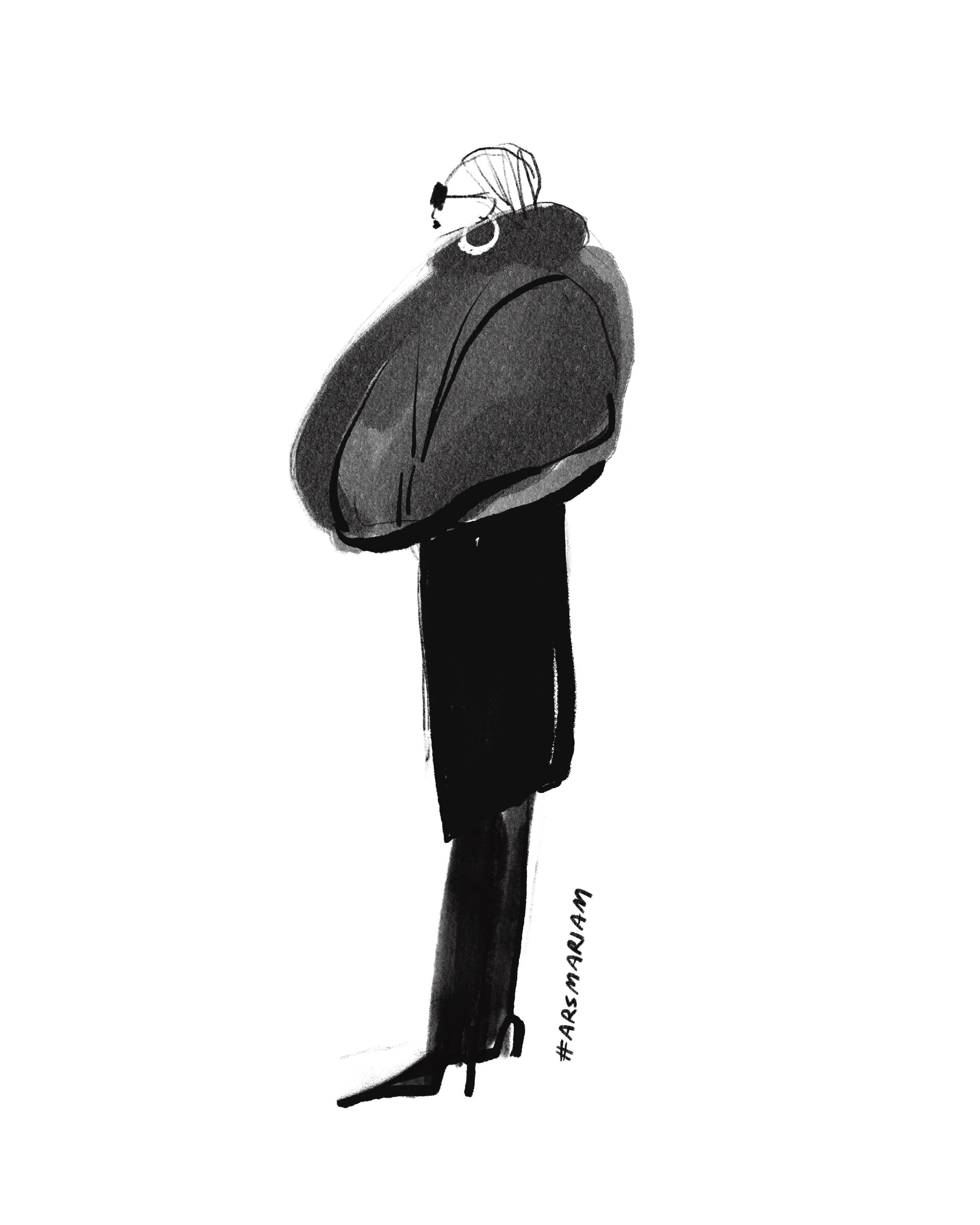 Fashion skethes 2024. Фэшн иллюстратор из Москвы Власенко Мария