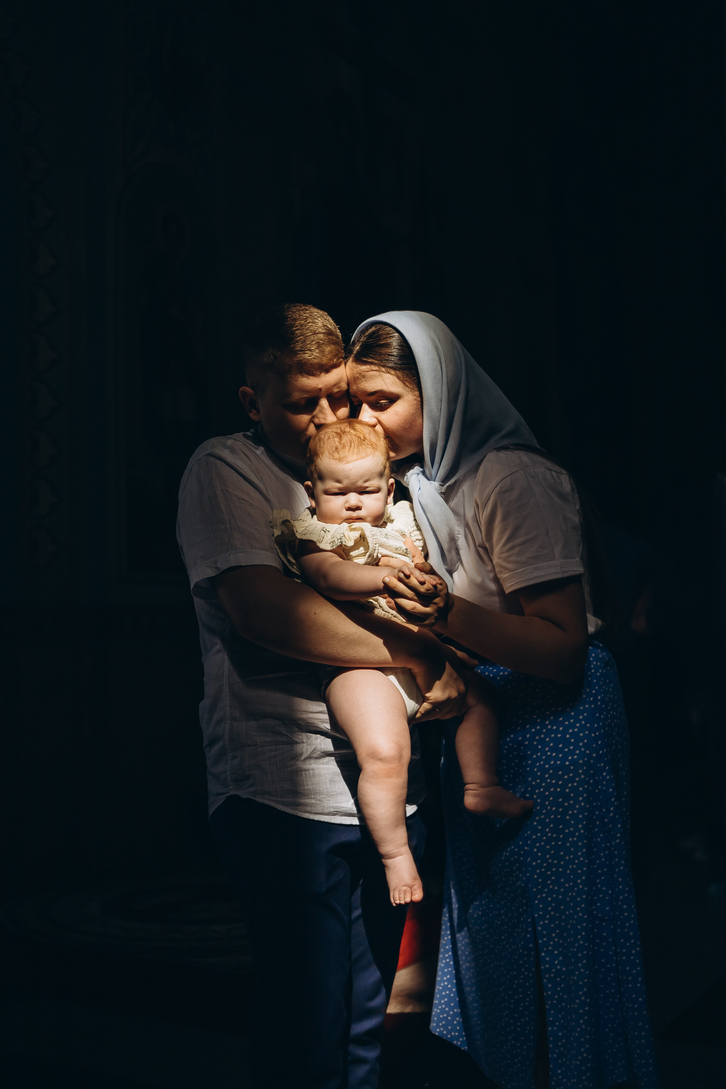 Крещение Надежды. Семейный фотограф в Волгодонске Краченцева Анна