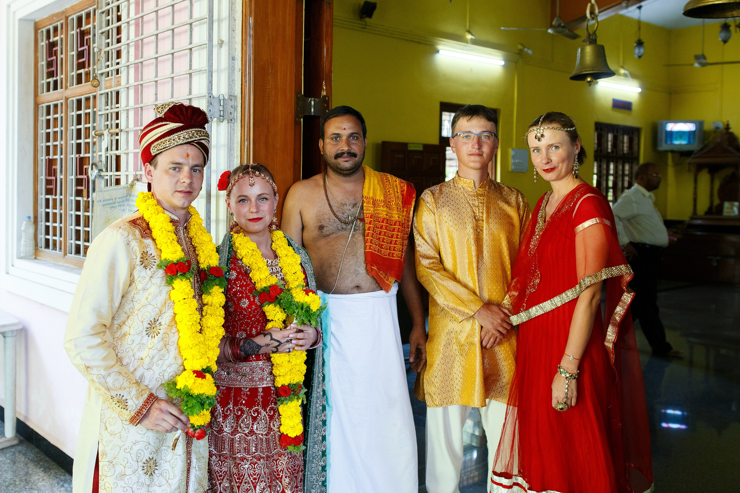 Церемония в индийском храме