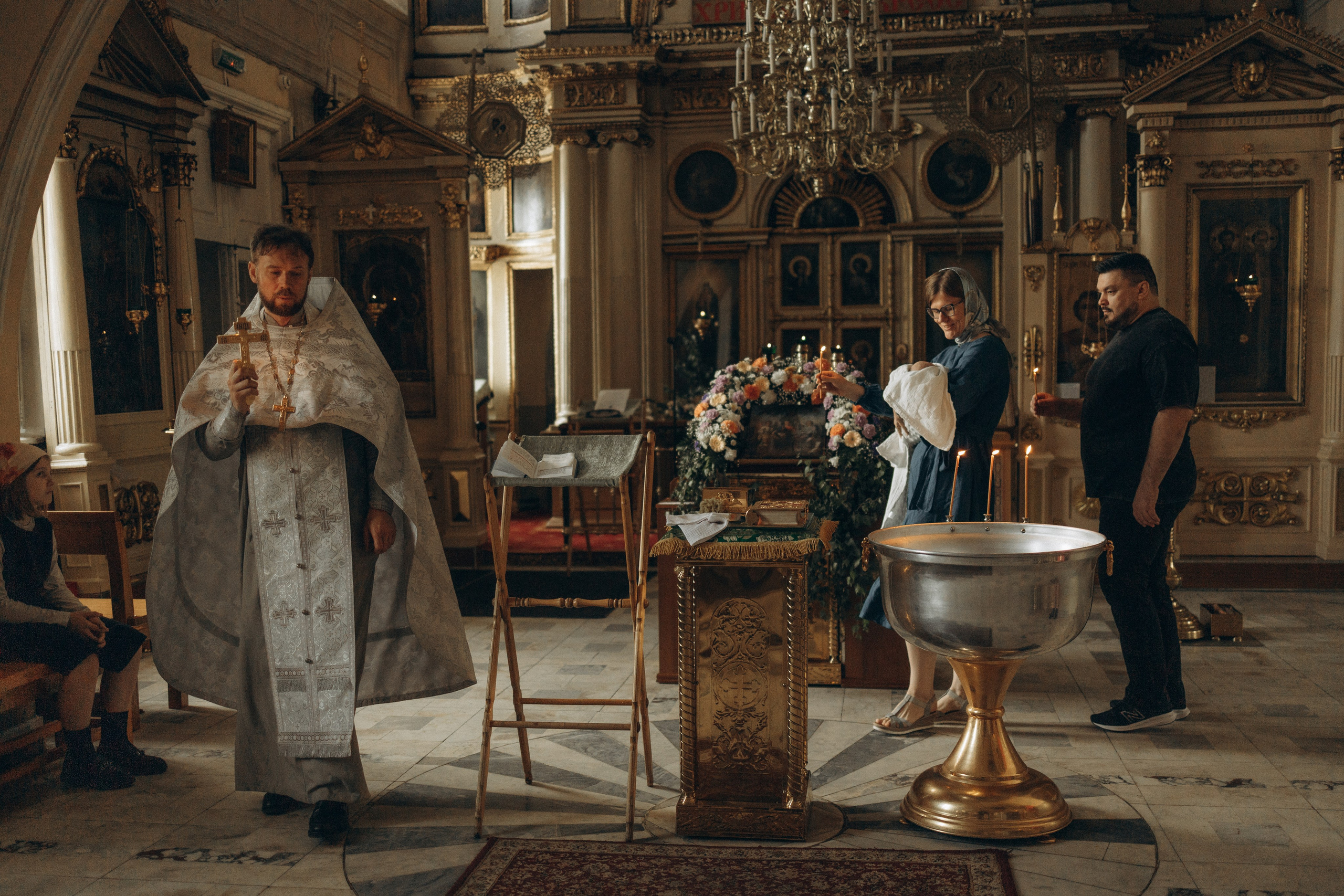 Таинство крещения. Семейный фотограф в Москве Валерия Карпова