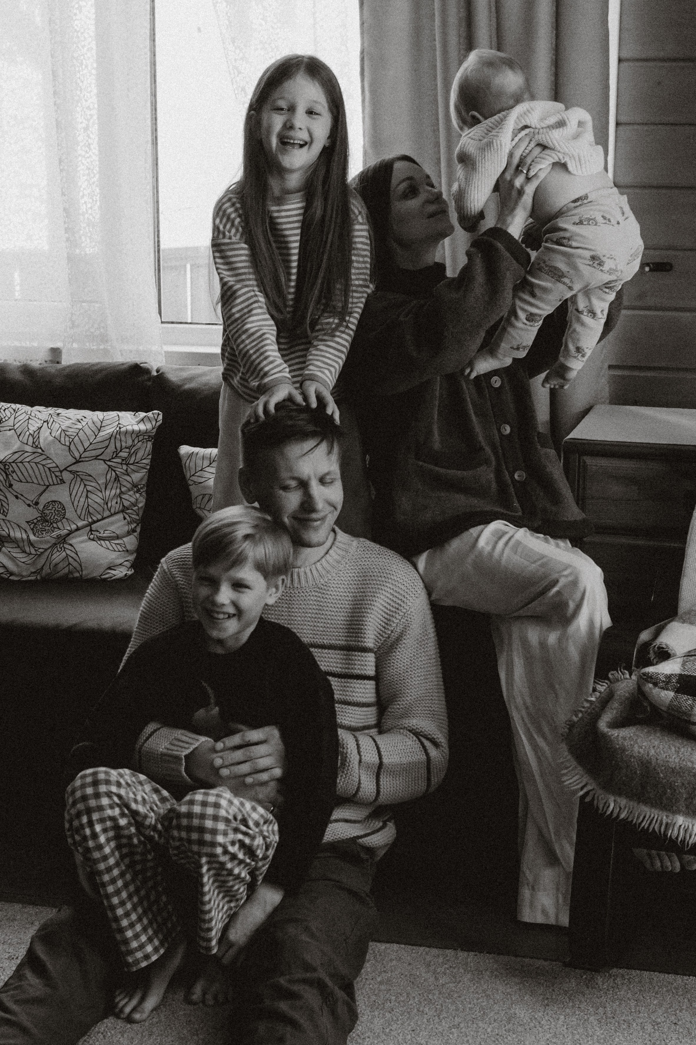 Уютным зимним вечером. Семейный фотограф в Москве Валерия Карпова