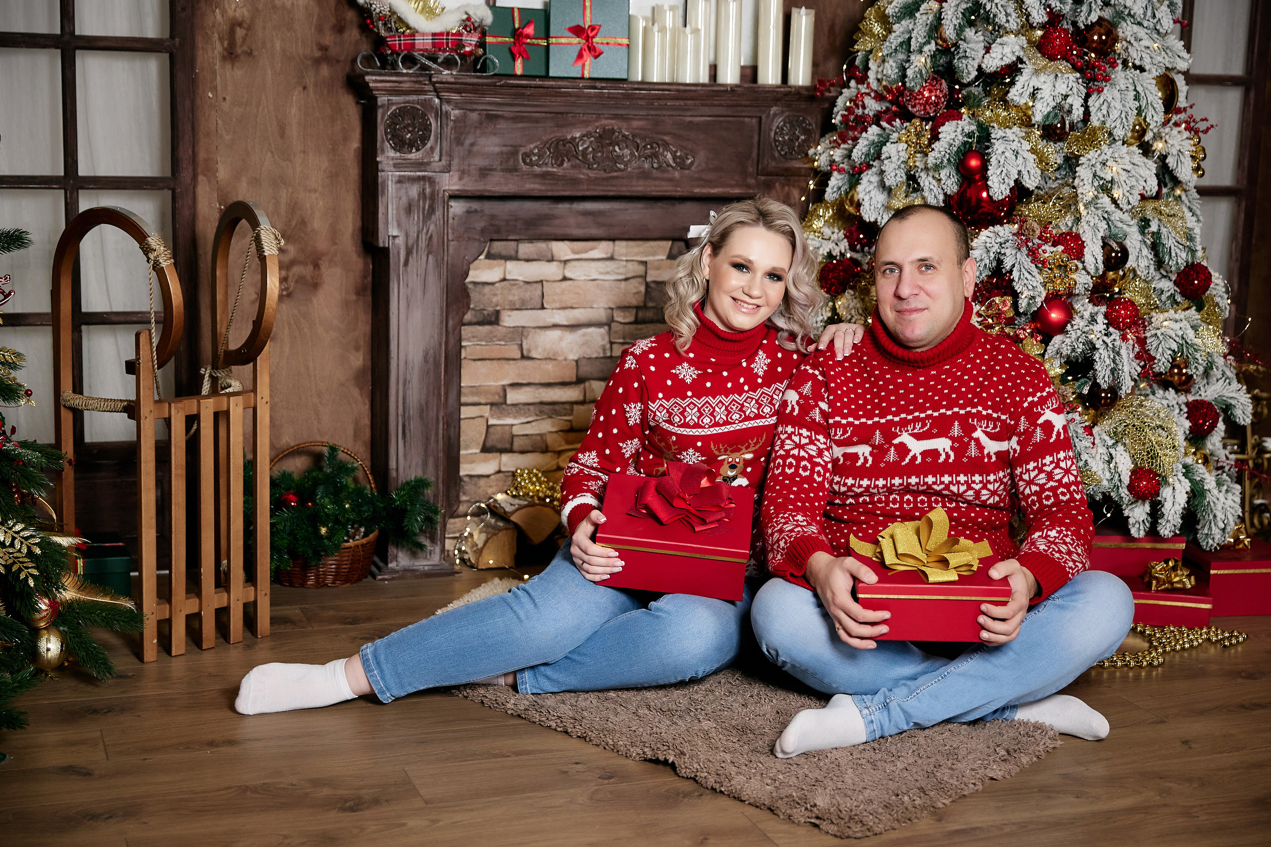 Новогодние съемки 2020-2025. Фотостудия в Калуге Svetstudio