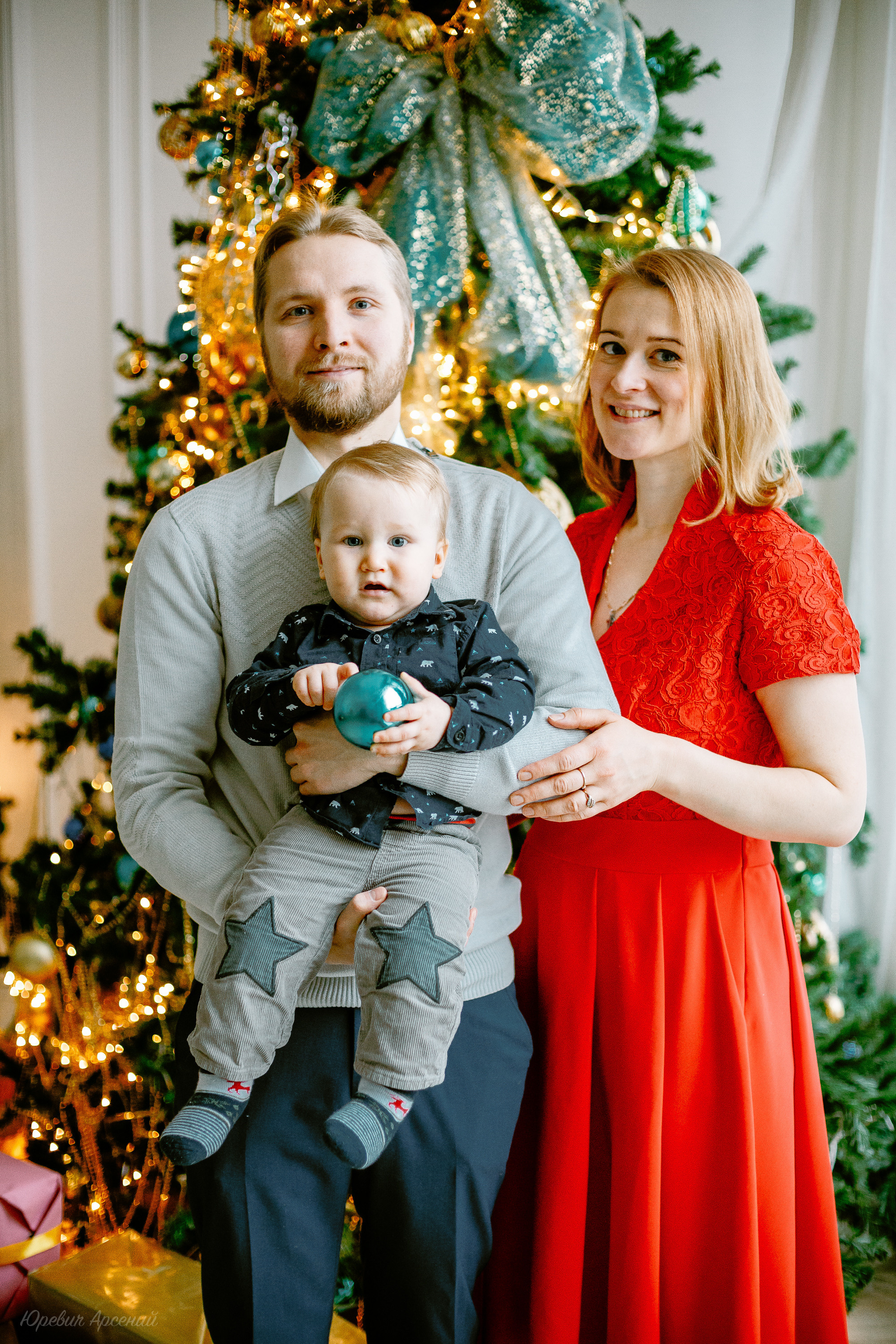 Семейная фотосессия на Новый год