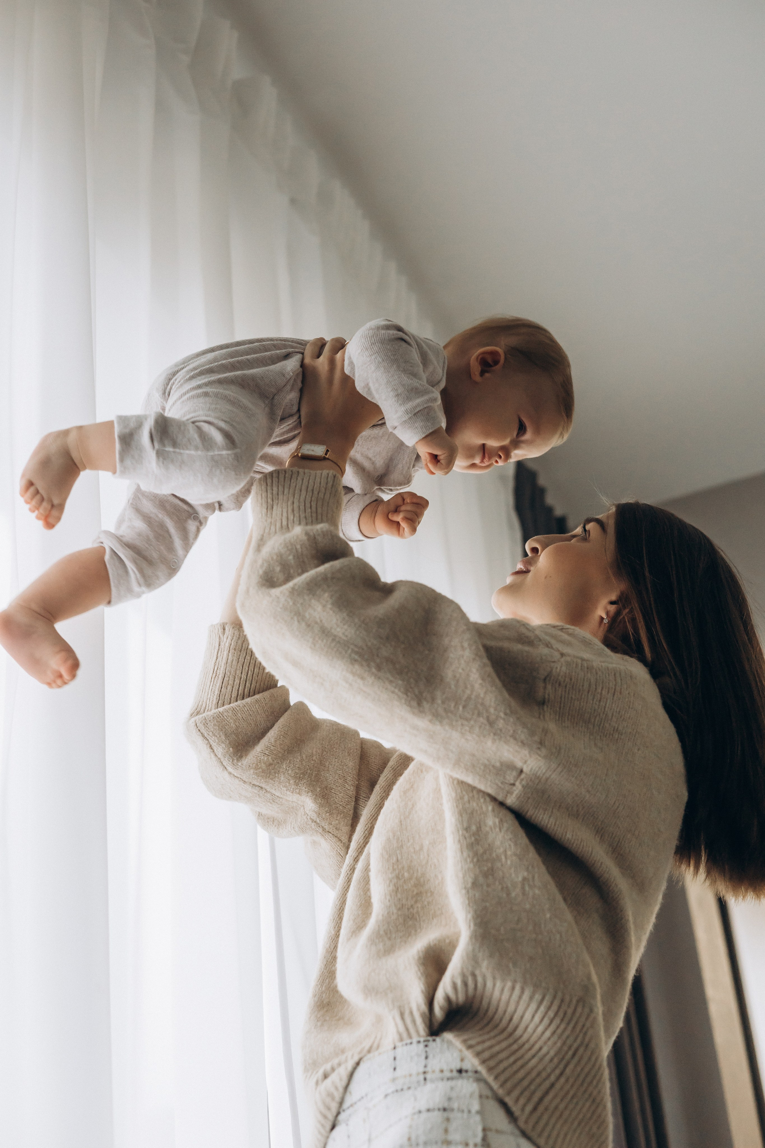 Юлия, Максим и малыш Ефим. Семейный, домашний, ньюборн фотограф Москва Цветкова Елизавета