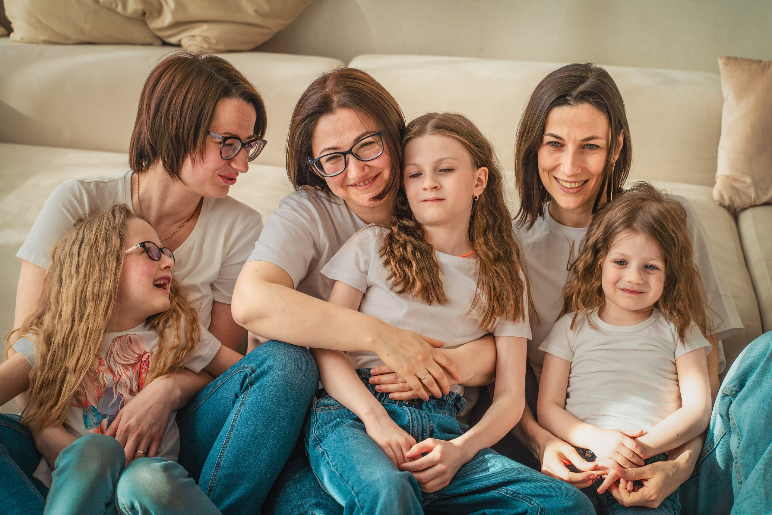 Семейная фотосессия. Студия. Фотограф в Москве Ленарская Дарья