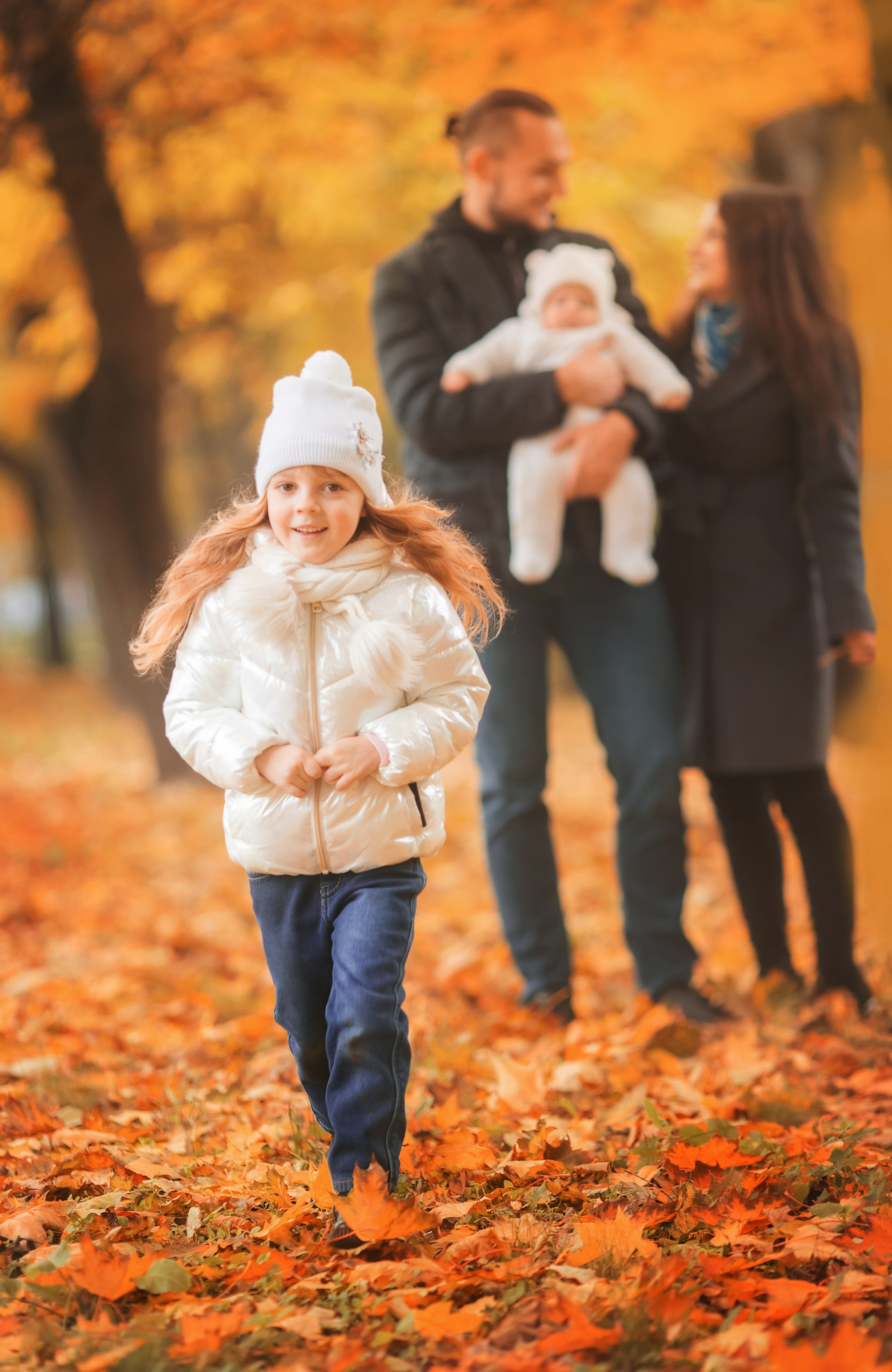 Осенняя семейная фотосессия. צלם ואמן ילדים ומשפחה