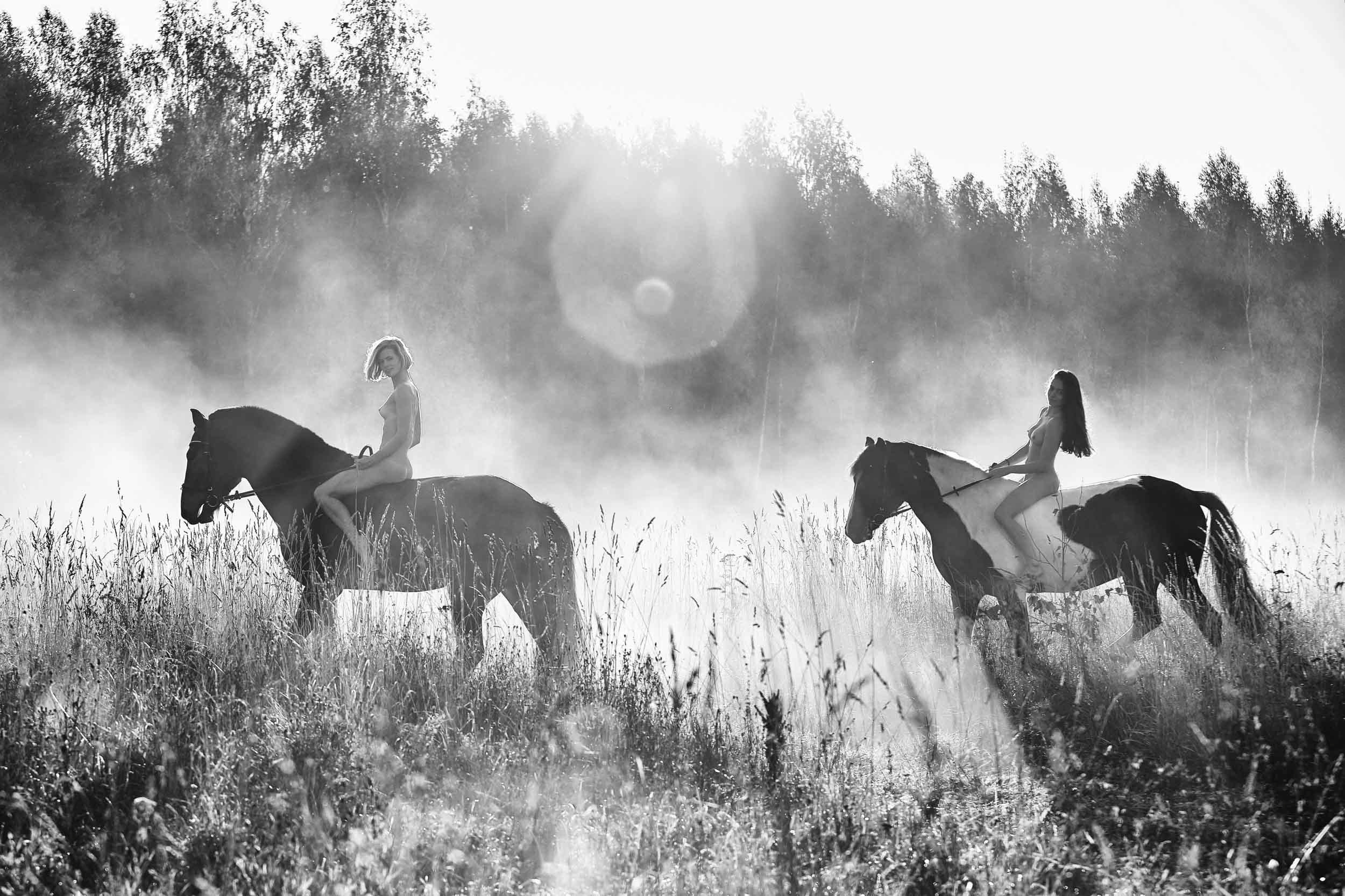 "Утро в деревне". Photographer for business Mikhail Semenov. Aqua photo studio, photo school