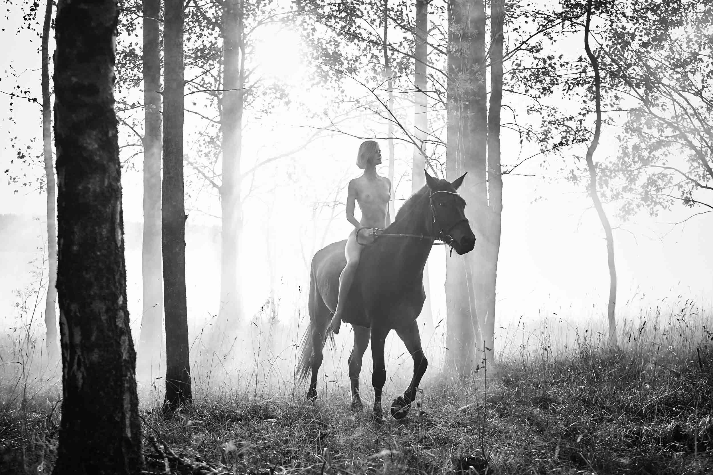 "Утро в деревне". Photographer for business Mikhail Semenov. Aqua photo studio, photo school