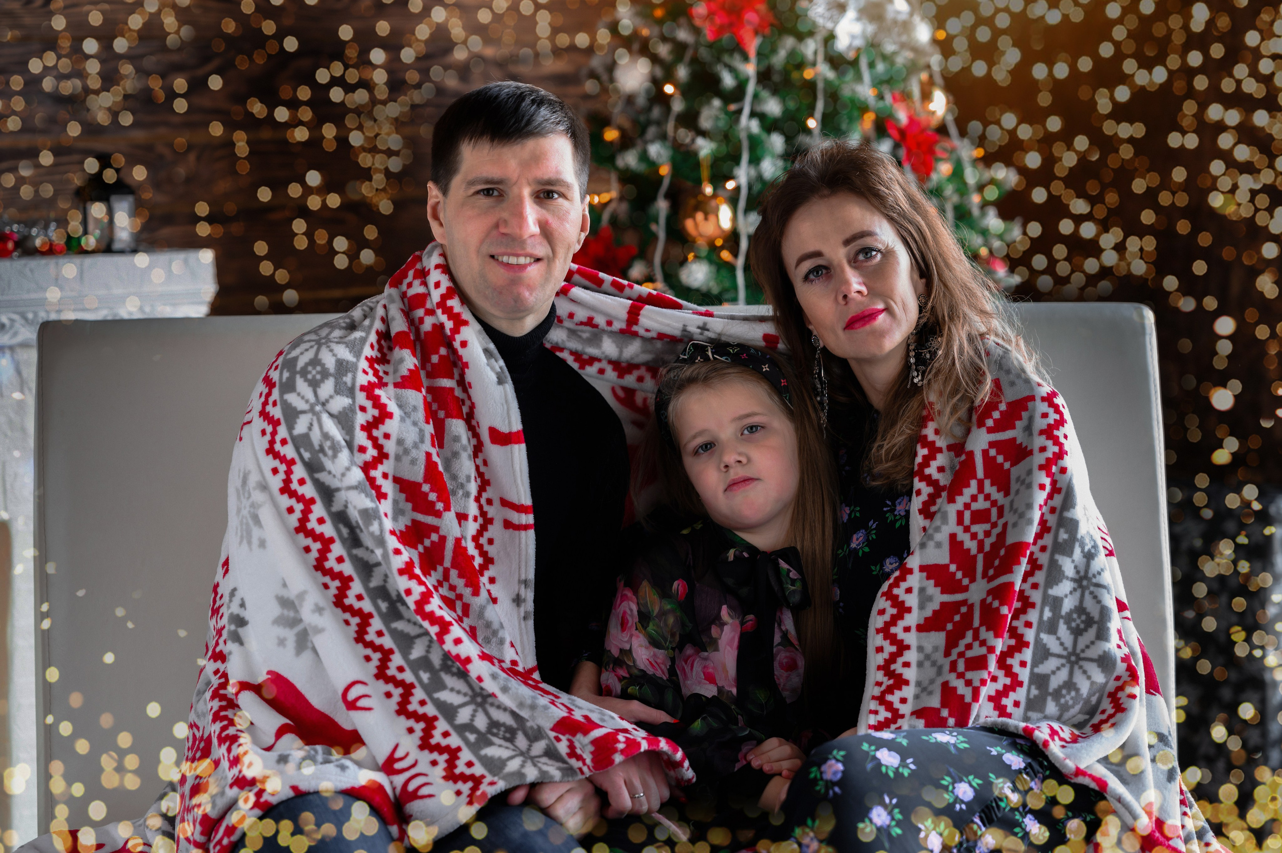 Семейная новогодняя фотосессия. Фотограф Андрей Чичинин