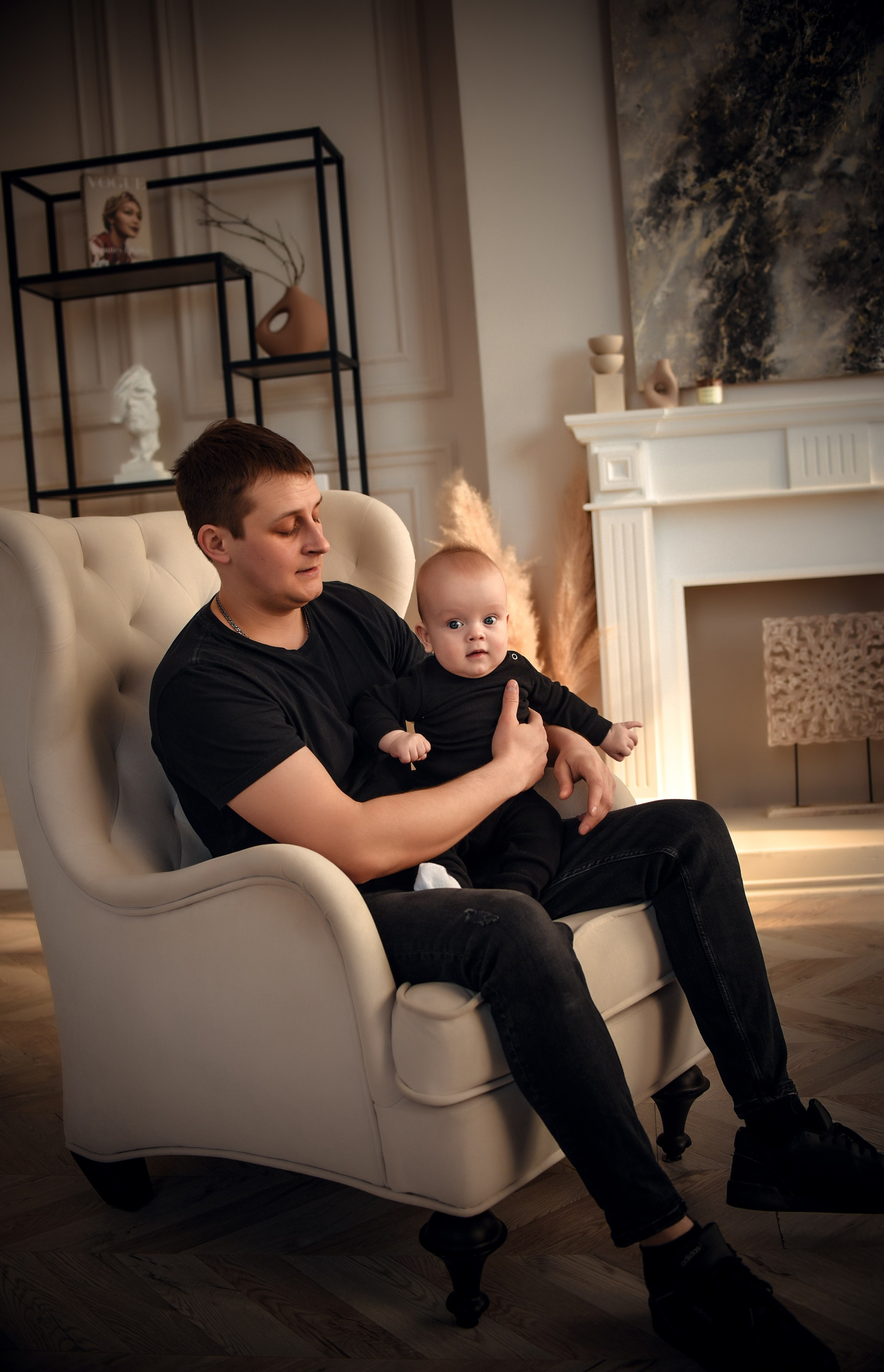 Семейная студийная фотосессия 3. Свадебный, семейный, детский, контент фотограф в Омске Максим Ильин