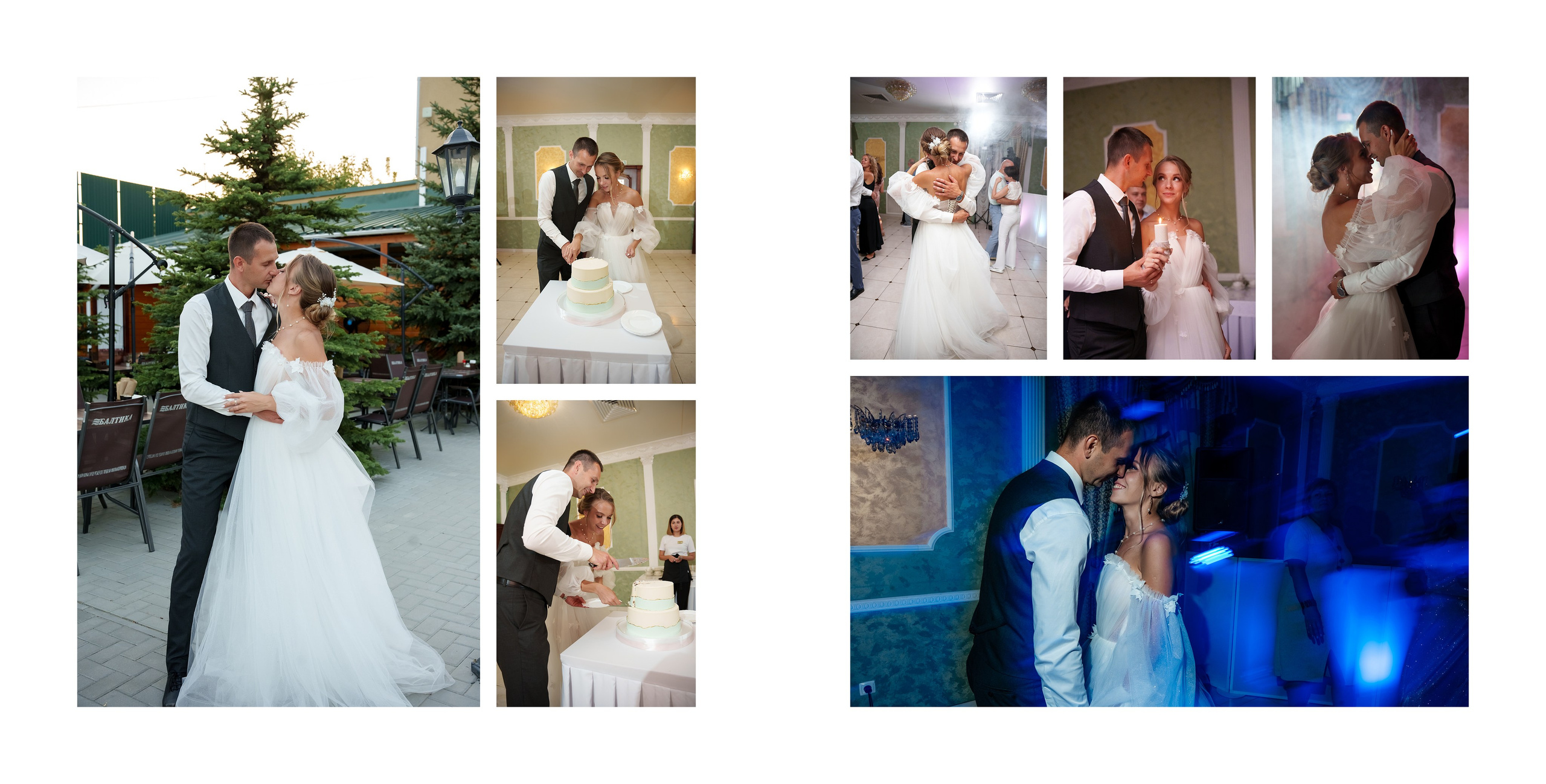 свадебный банкет, фотоальбом, современный, высококачественная печать, фотографии