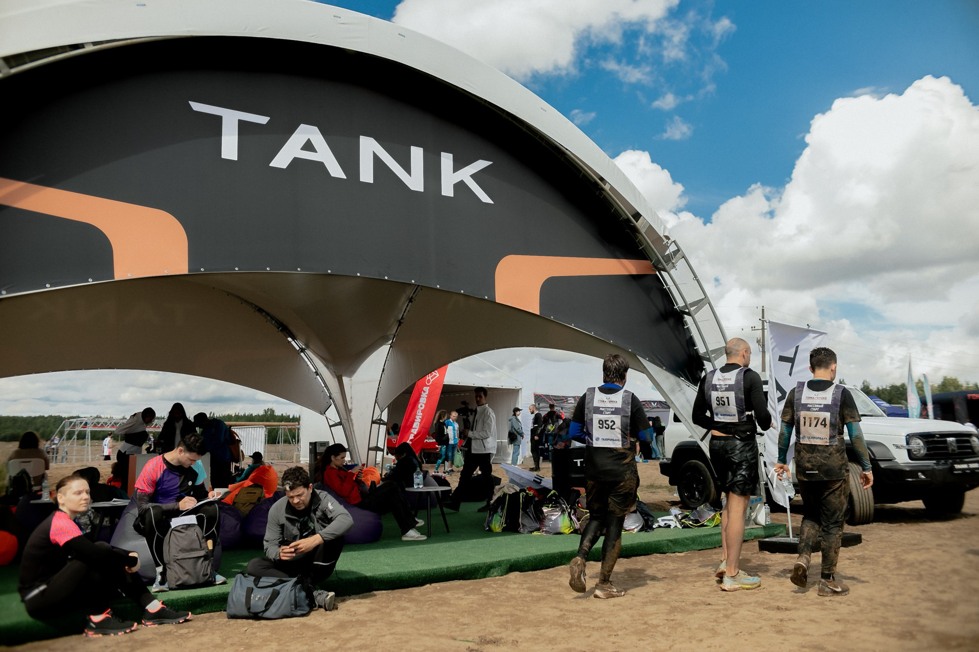 Тест-драйв TANK на Гонке Героев. Night2Day Санкт-Петербург