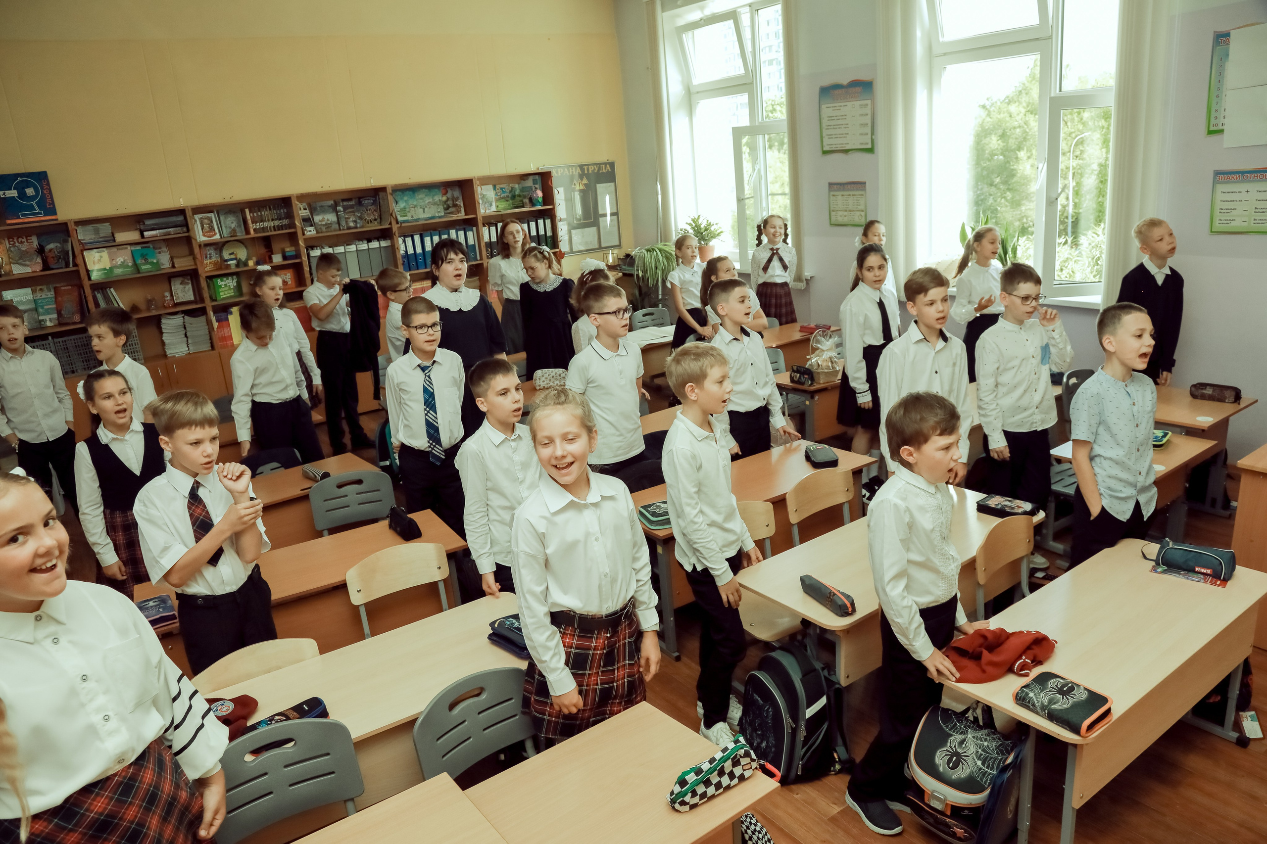 В школе. Детский и семейный фотограф Москва Наталья Матвеенко