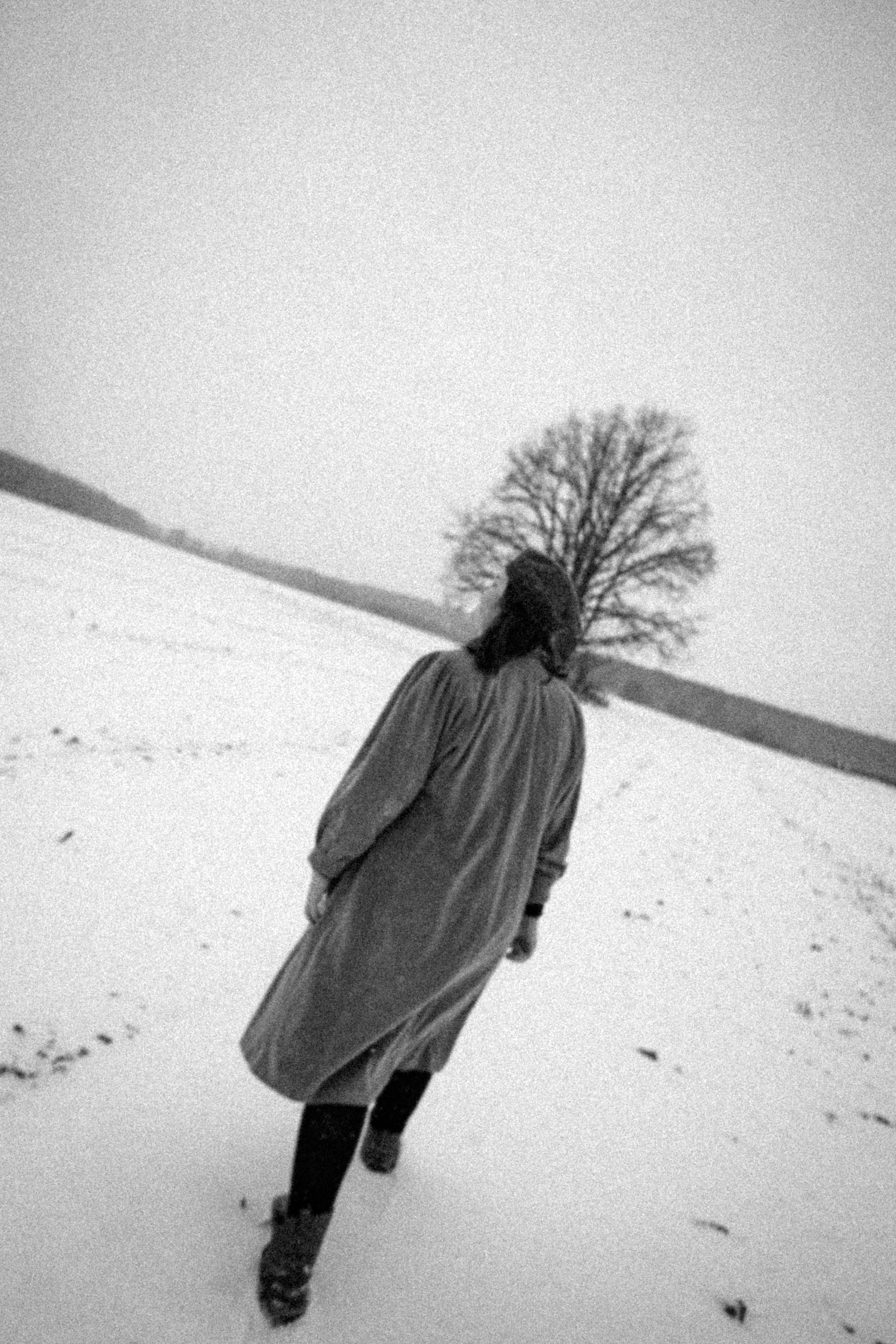 Олеся. Зимнее поле. Фотограф в Нижнем Новгороде