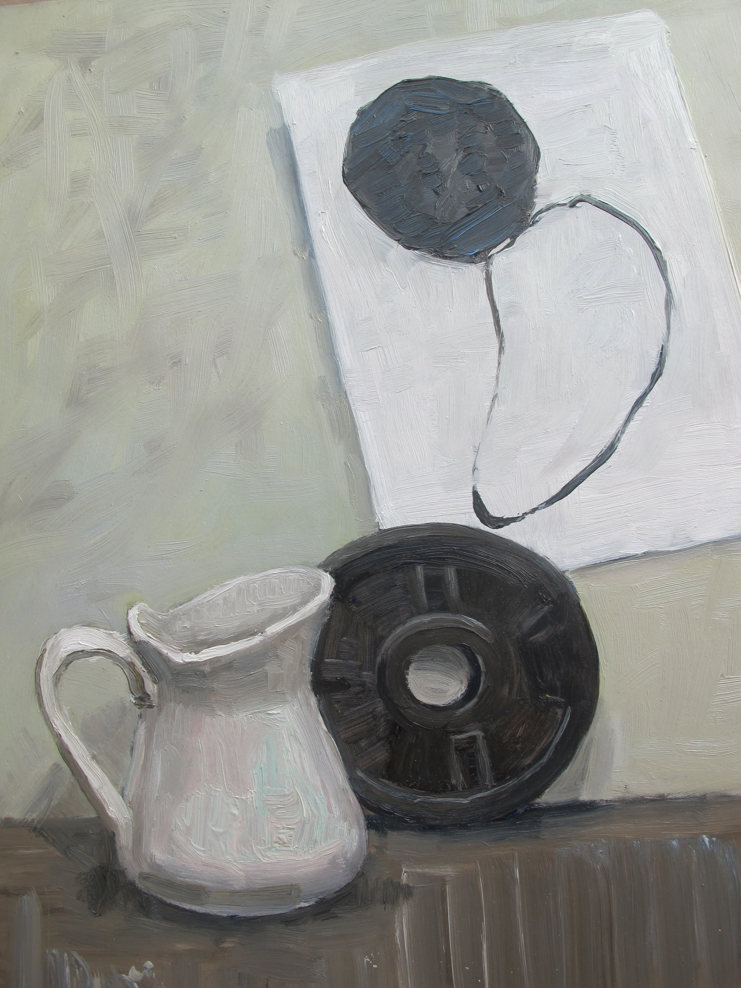 Laboring up [the painting] with oil 2012 — 2019. Ilmira Bolotyan — Interdisciplinary Artist and Curator