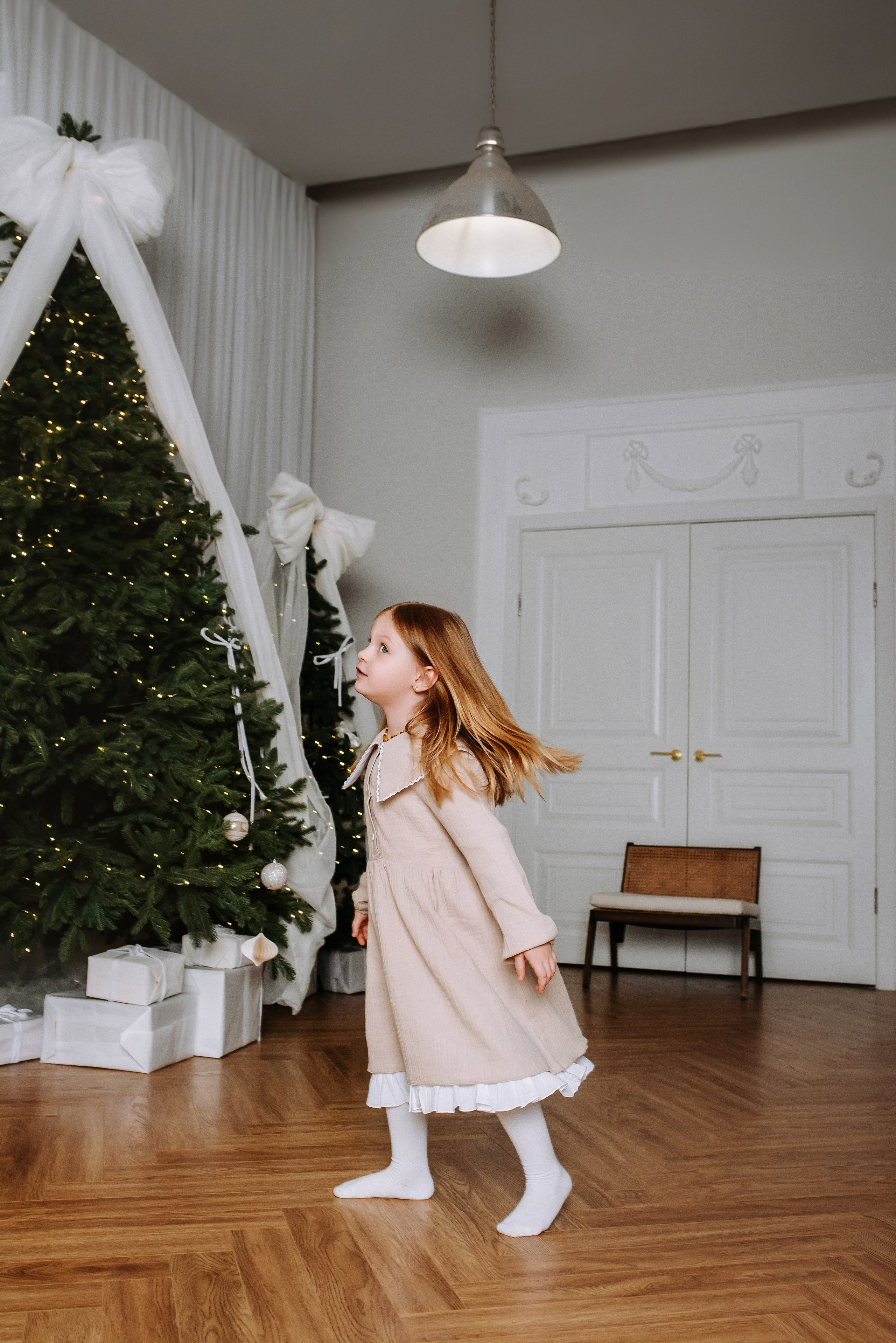 Семейная съёмка с питомцами в фотостудии. Фотограф Диана Оленина Красноярск / Братск