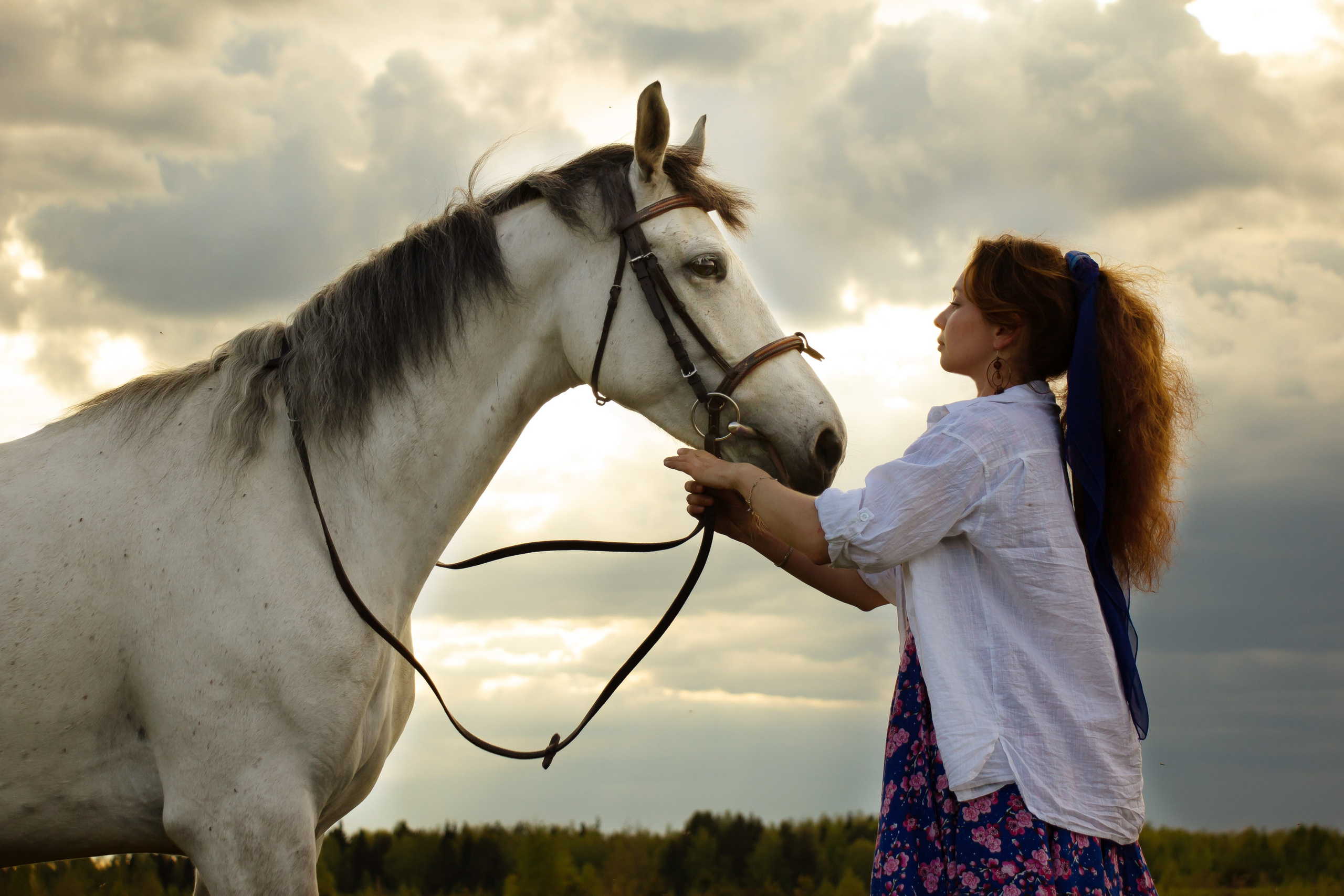 Красавица и конь. Фотограф в Москве Юлия Карпова