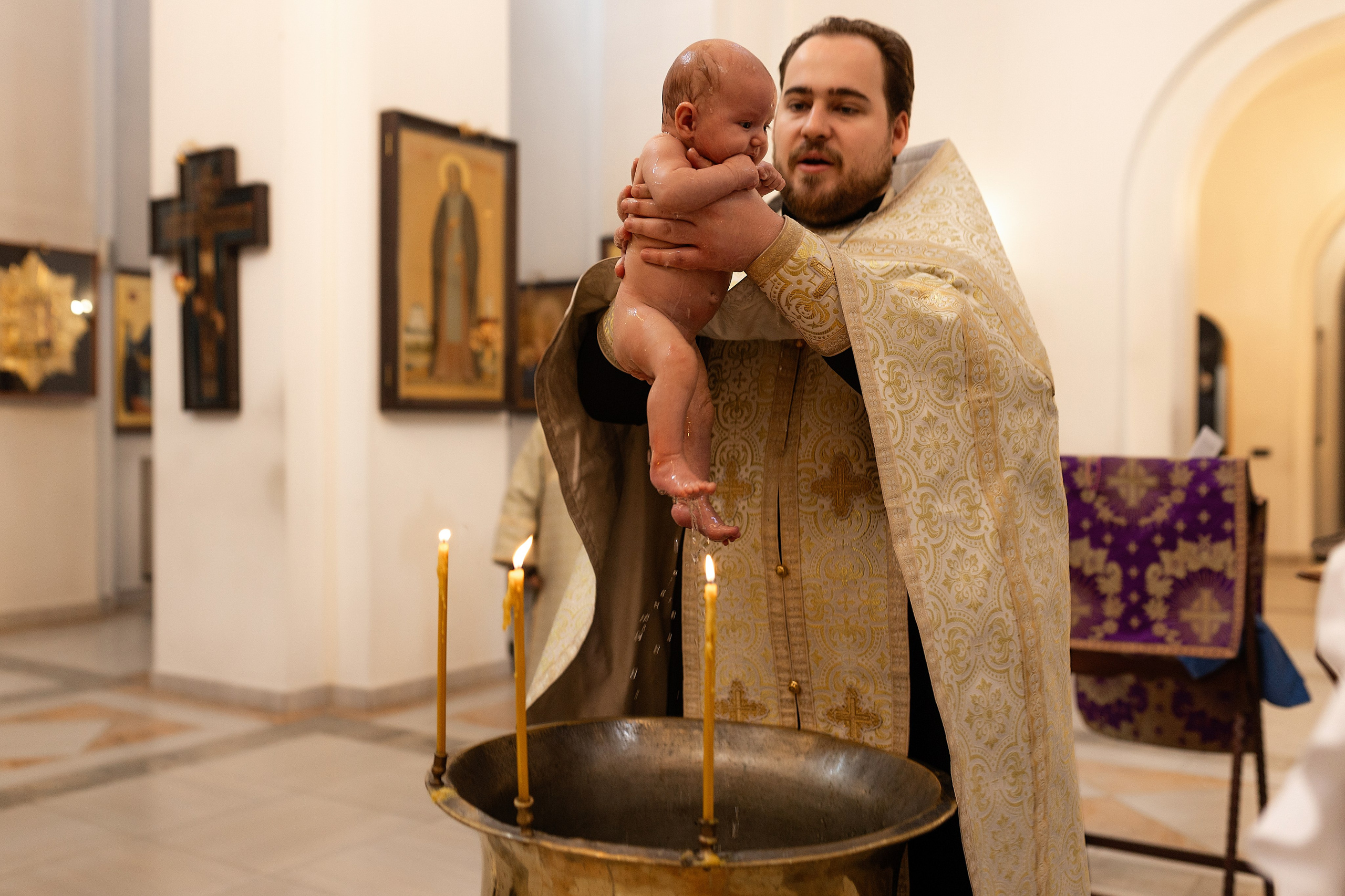 Таинство крещения Алисы. Фотограф в Железнодорожном и Балашихе