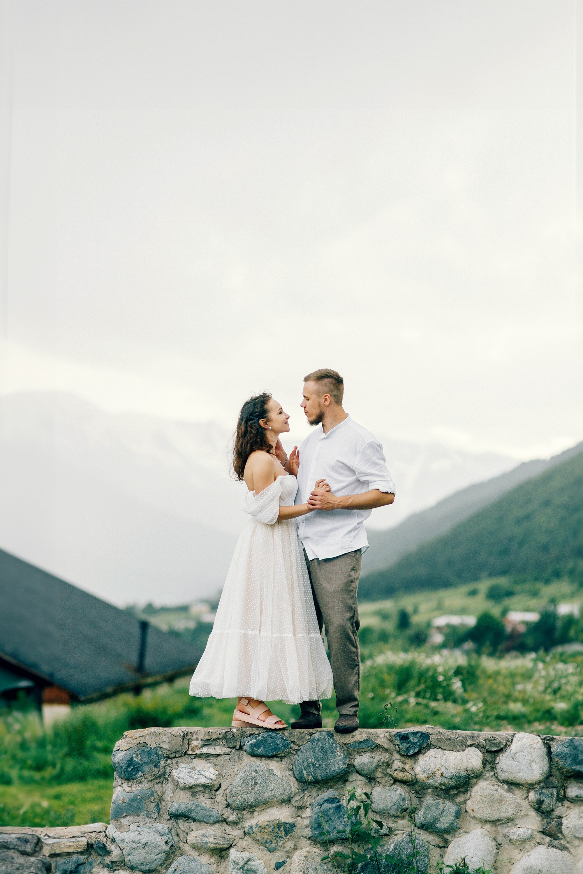 Свадьба в горах Сванетии в Грузии