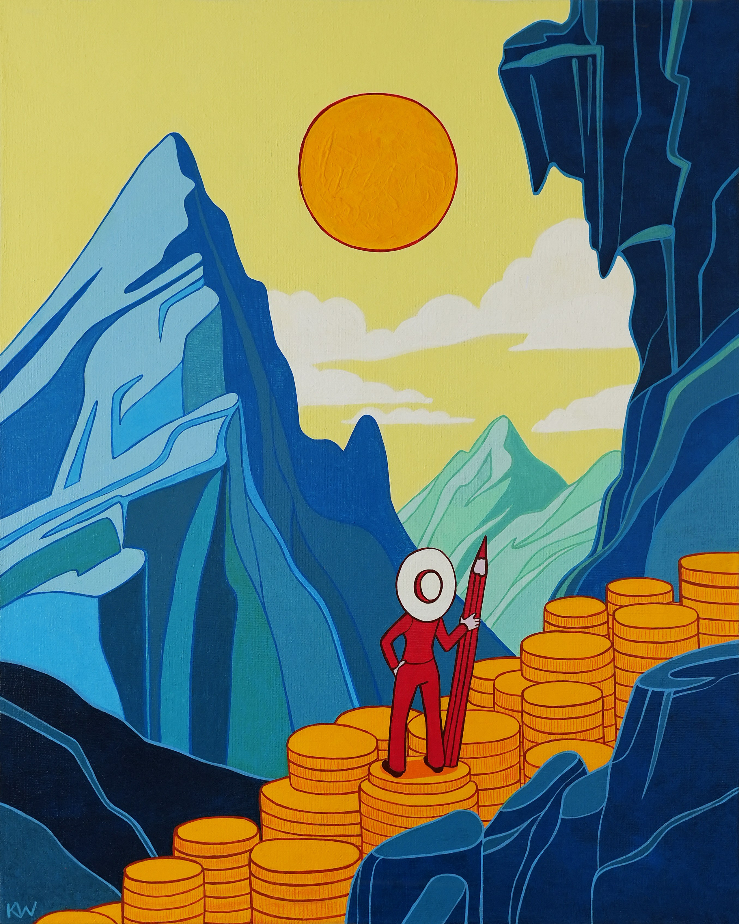 Серия авторских картин «Золото». Художник Katya Warped г. Чебоксары