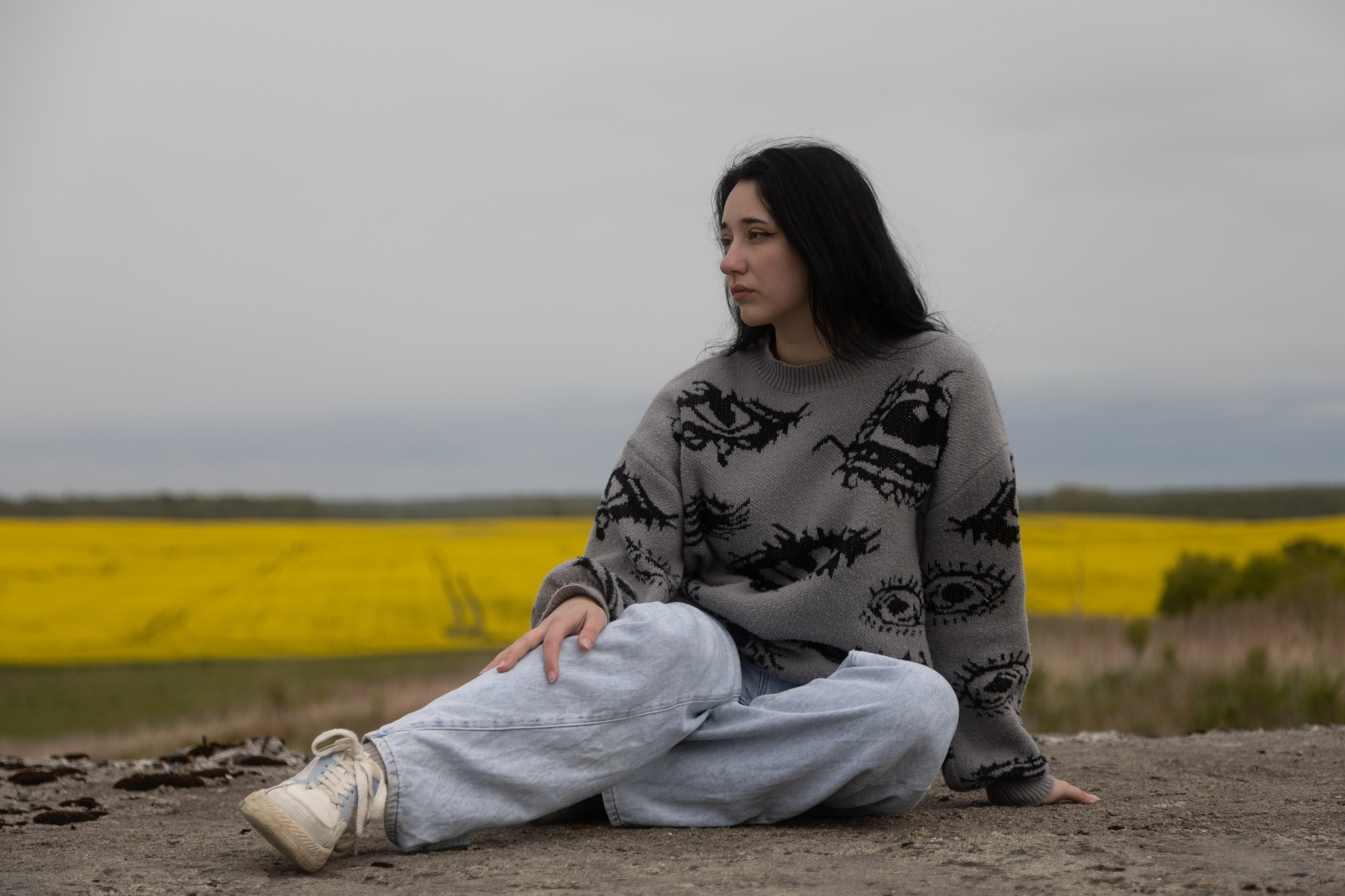 Полина Л — (Рапсовое поле). — Digital Noise —