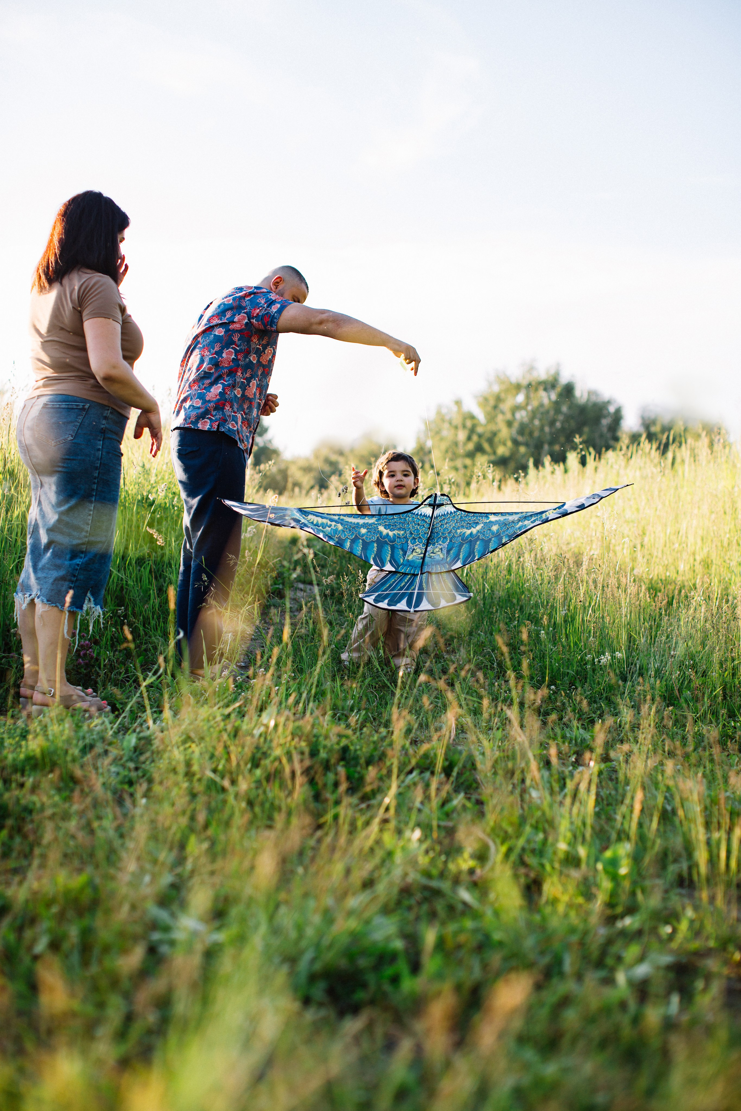 семейный детский фотограф новосибирск воздушный змей