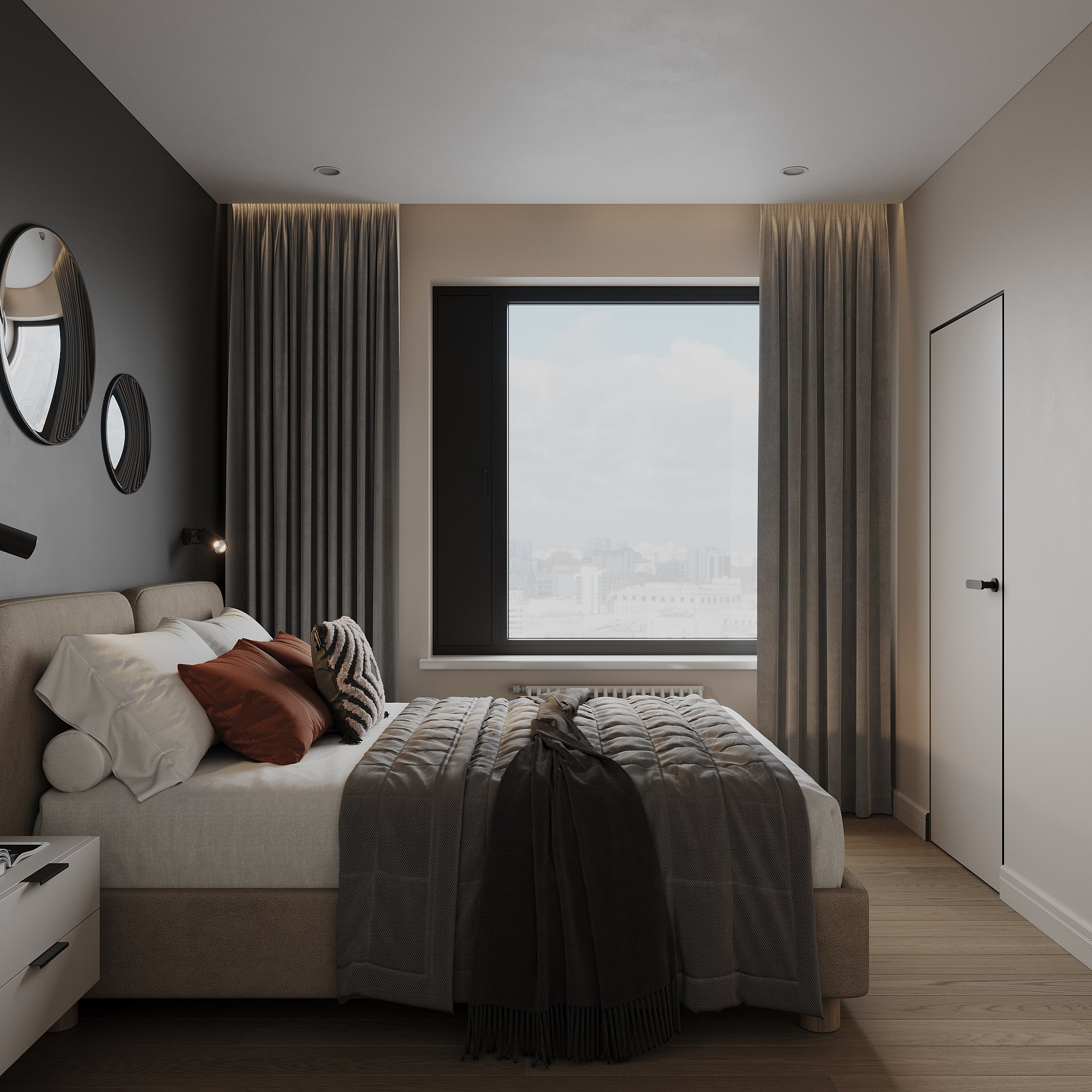 Мужская квартира жк Balance. Главная