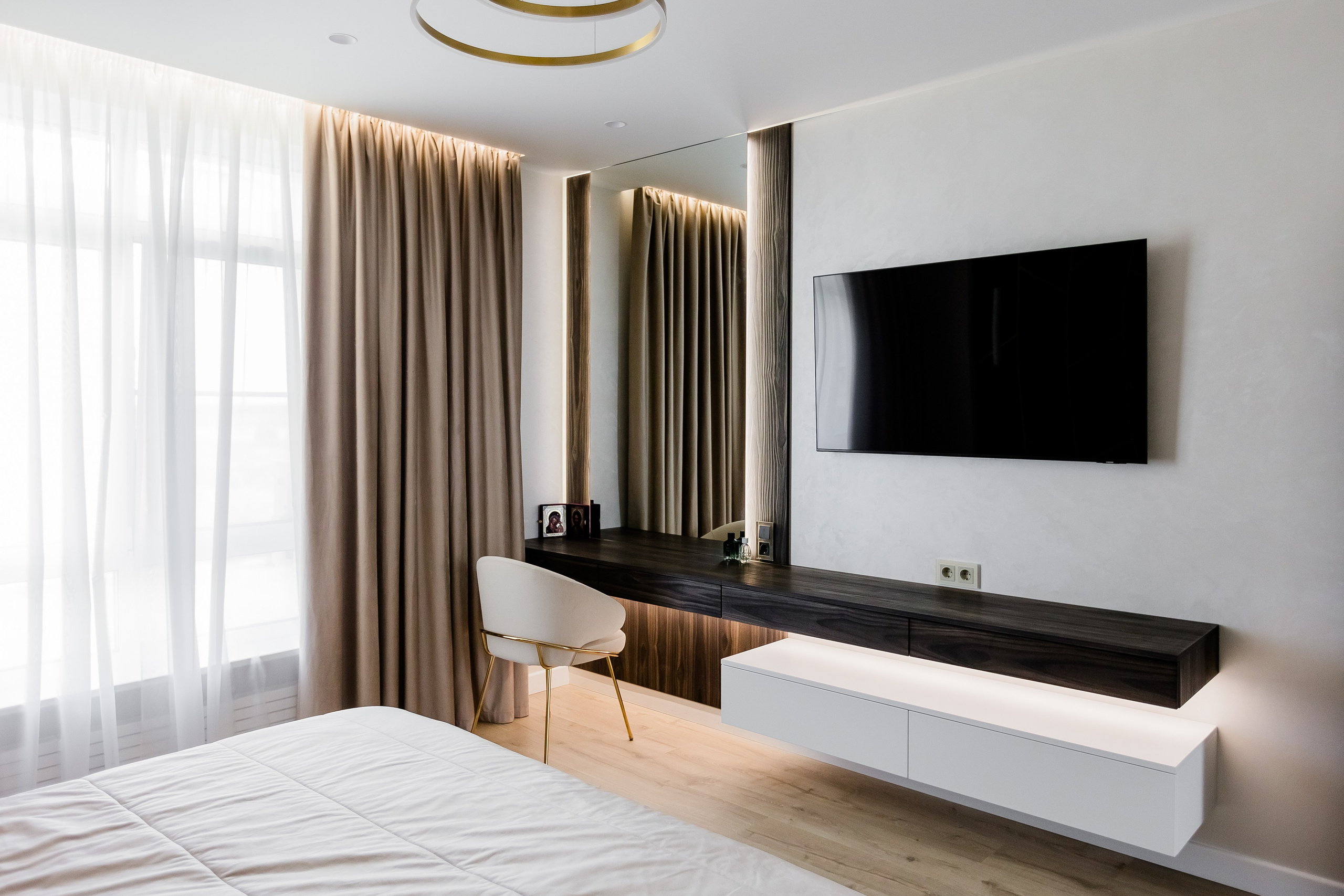 Реализация проекта 5к квартиры в Дубне. Дизайнер интерьера в Дубне, Москве, Дмитрове