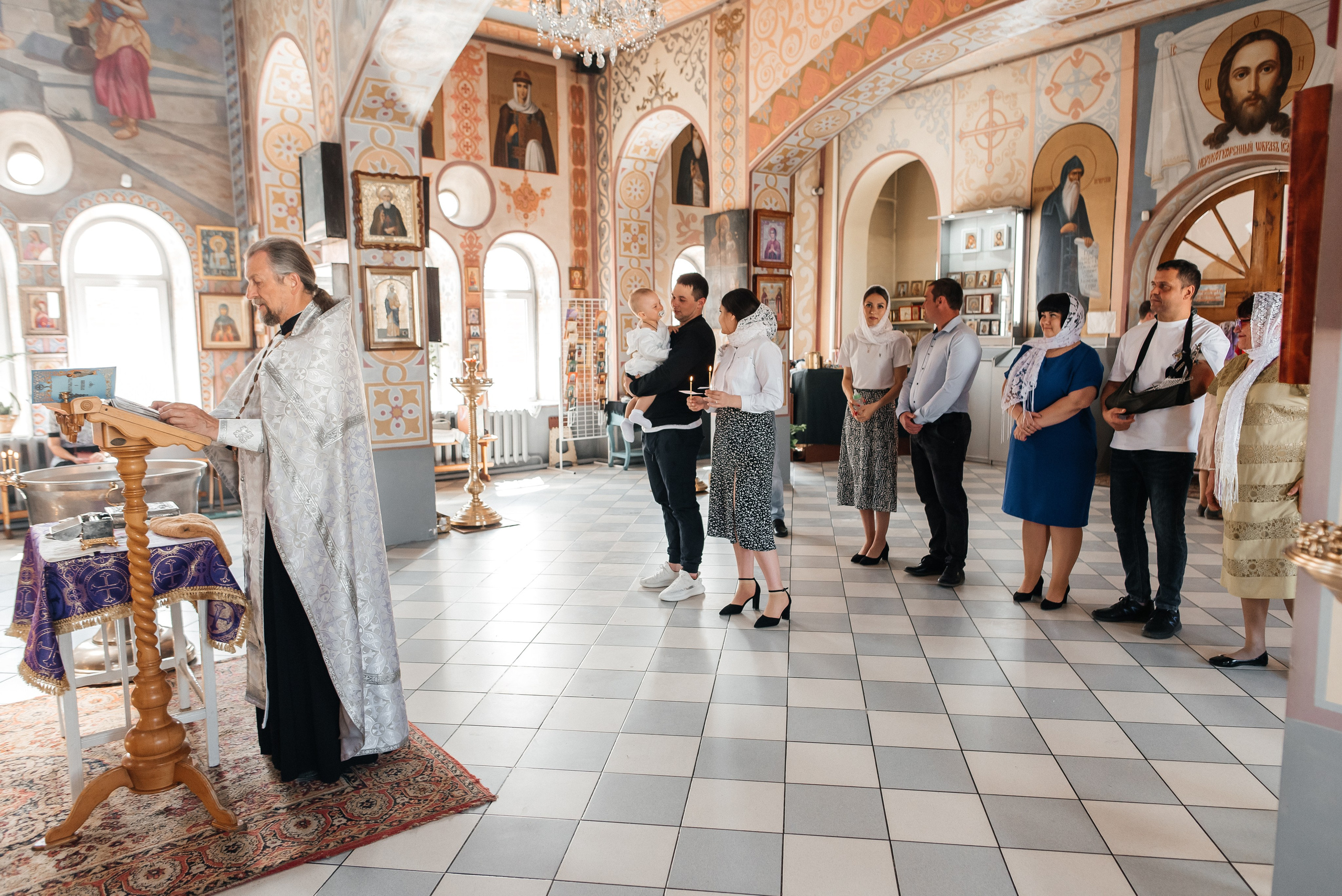 Крещение Матвея. Детский и семейный фотограф выпускной альбом Приморско-Ахтарск