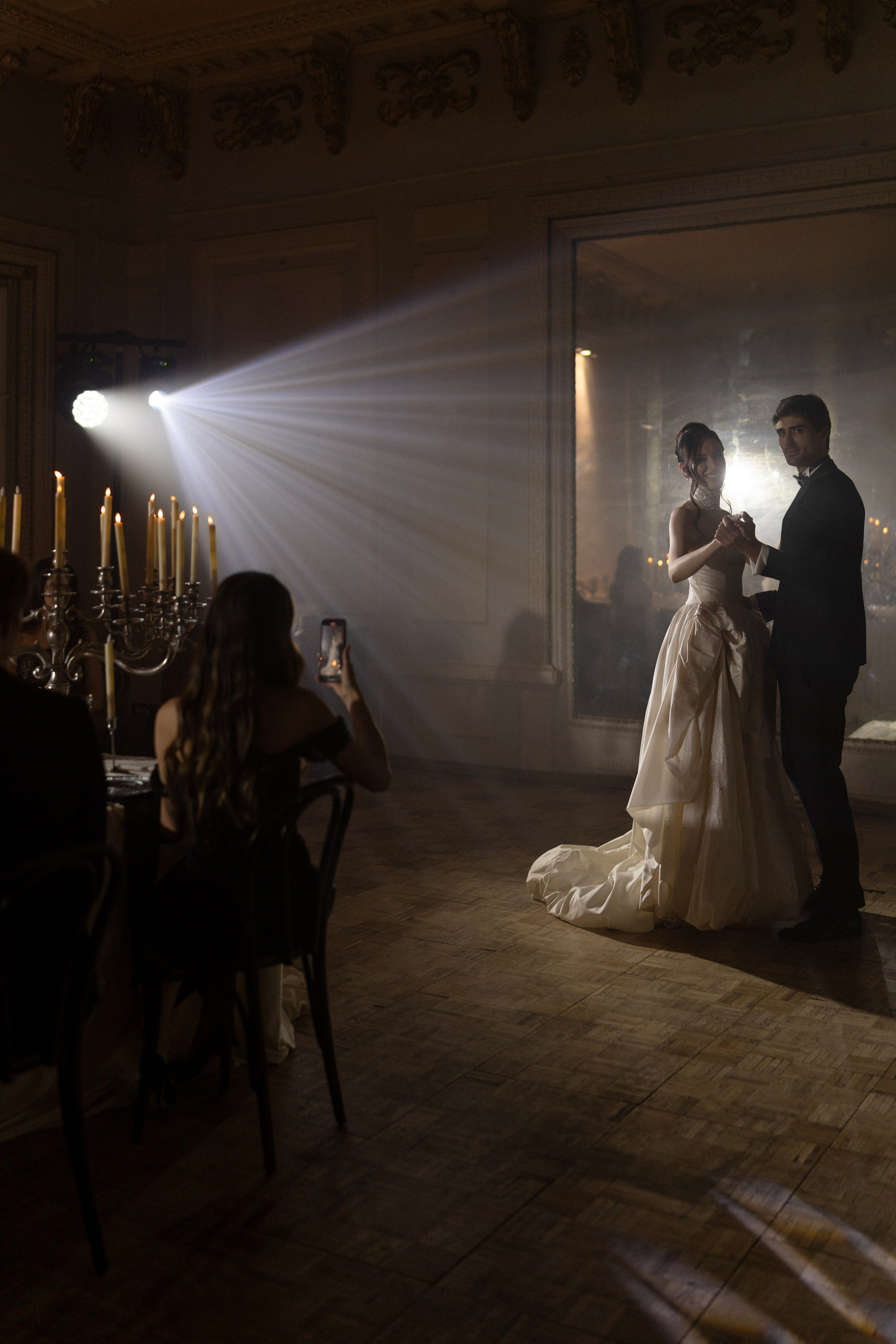 Ужин при свечах. Свадебный и репортажный фотограф Москва