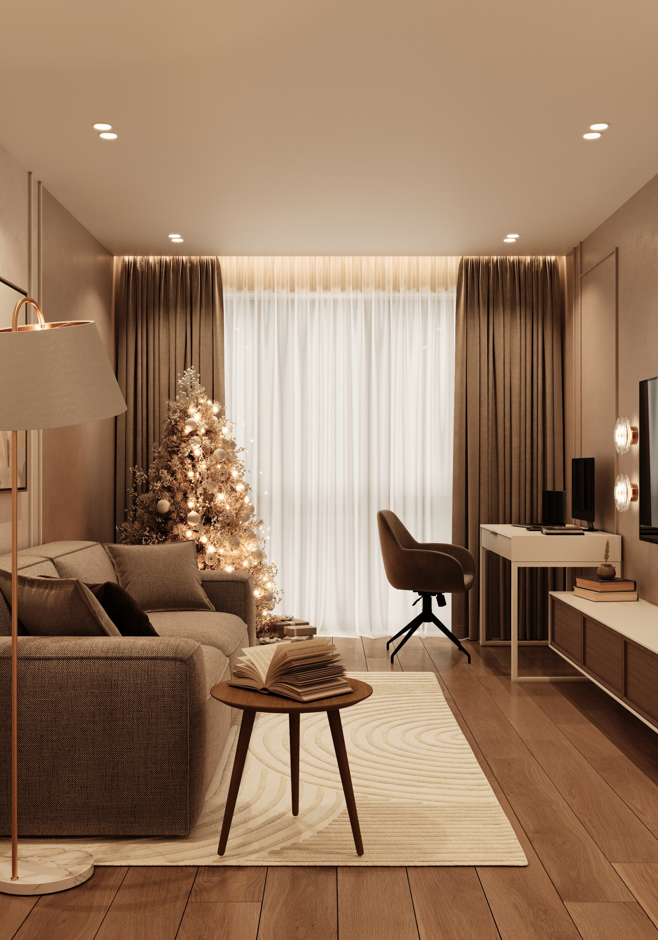 ЖК Яратам 78.2 м². Дизайнер интерьера квартир и частных домов в Казани