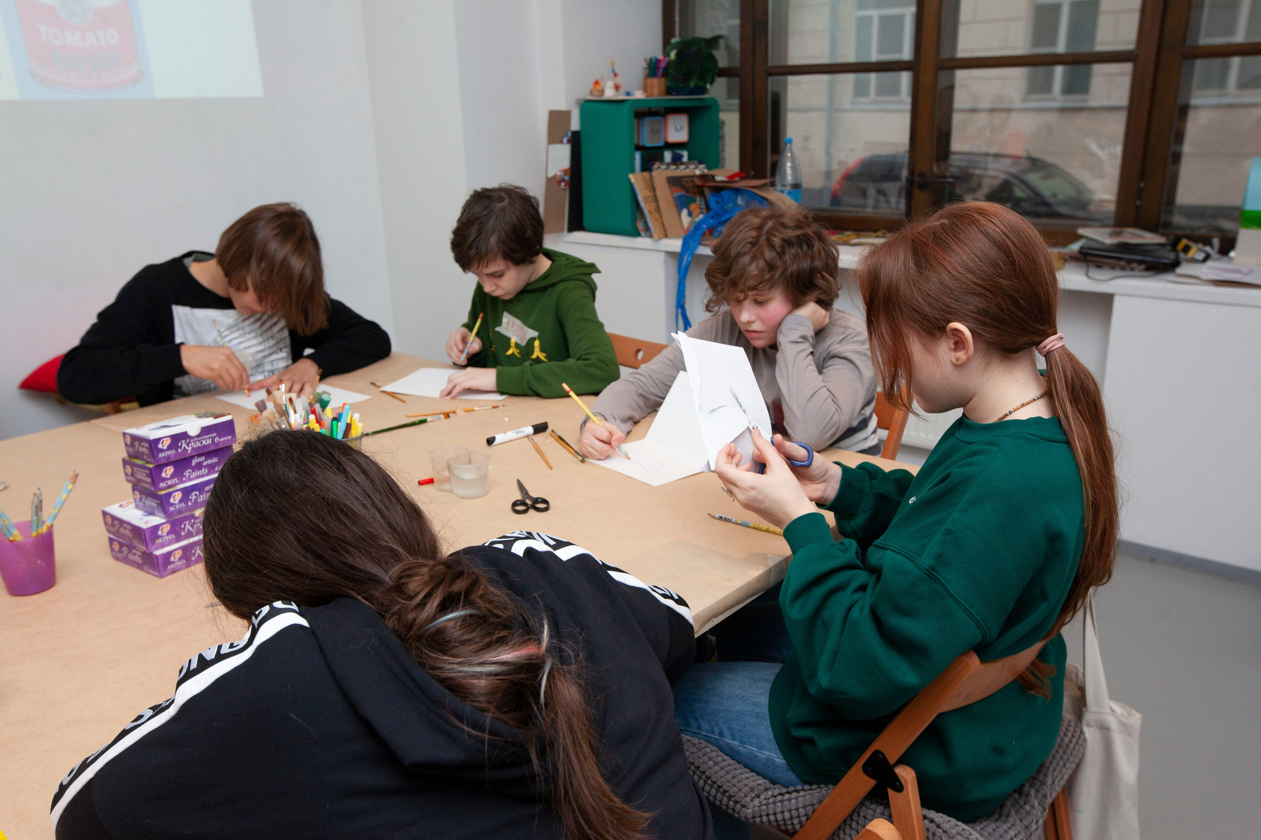 Детский мастер-класс в ММОМА. Stanislav Baryshev — People. Emotions. Atmosphere